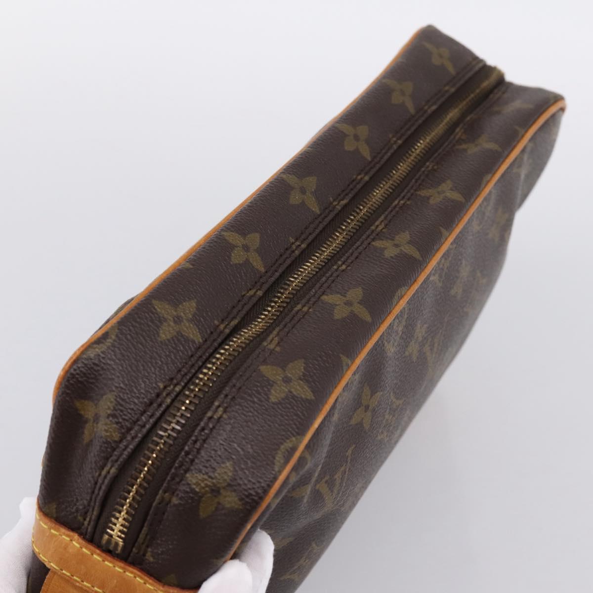 LOUIS VUITTON Monogram Compiegne 28 Clutch Bag M51845 LV Auth 198963