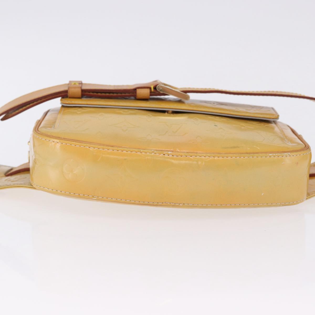 LOUIS VUITTON Monogram Vernis Fulton Waist Bag Gris M91041 LV Auth 198975