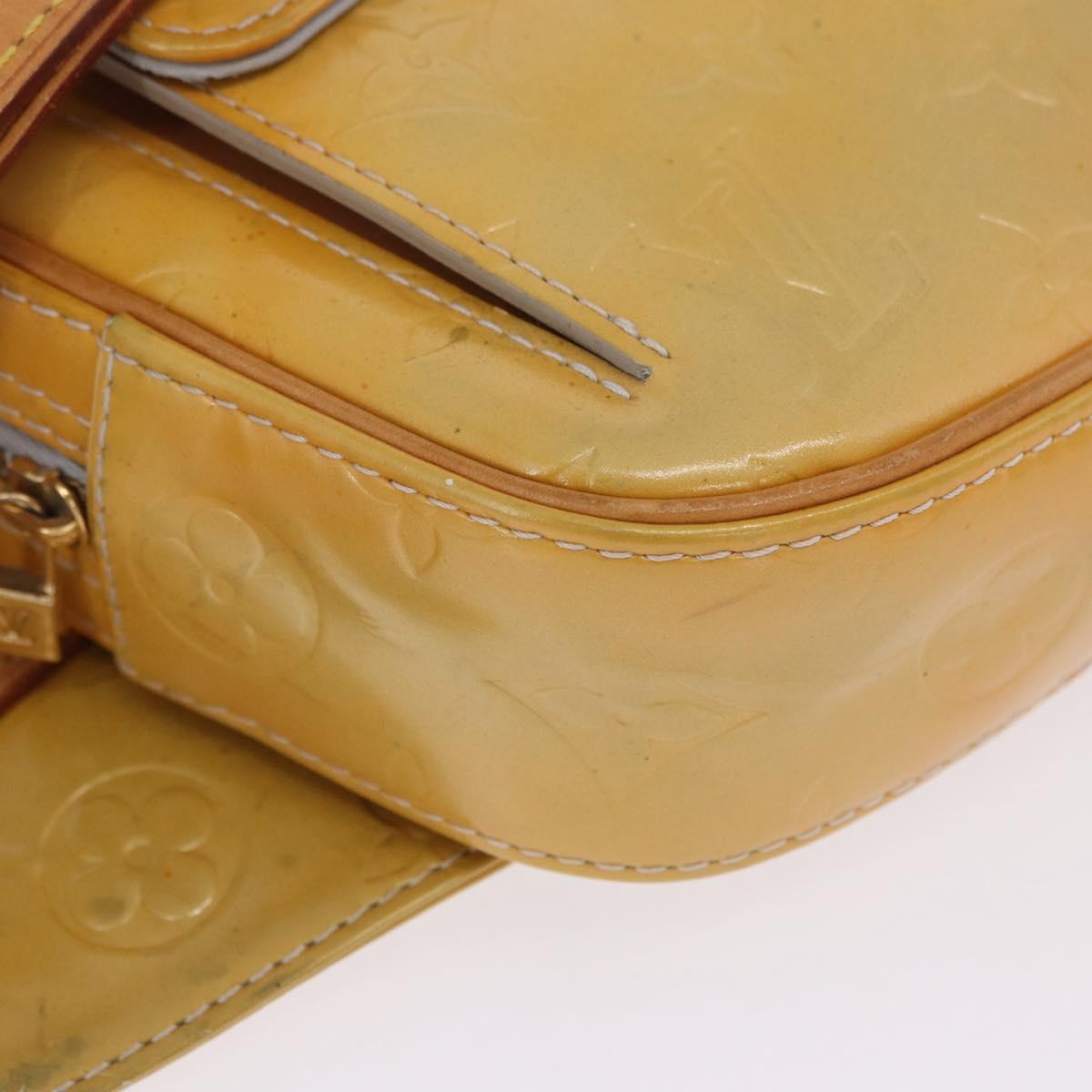 LOUIS VUITTON Monogram Vernis Fulton Waist Bag Gris M91041 LV Auth 198975
