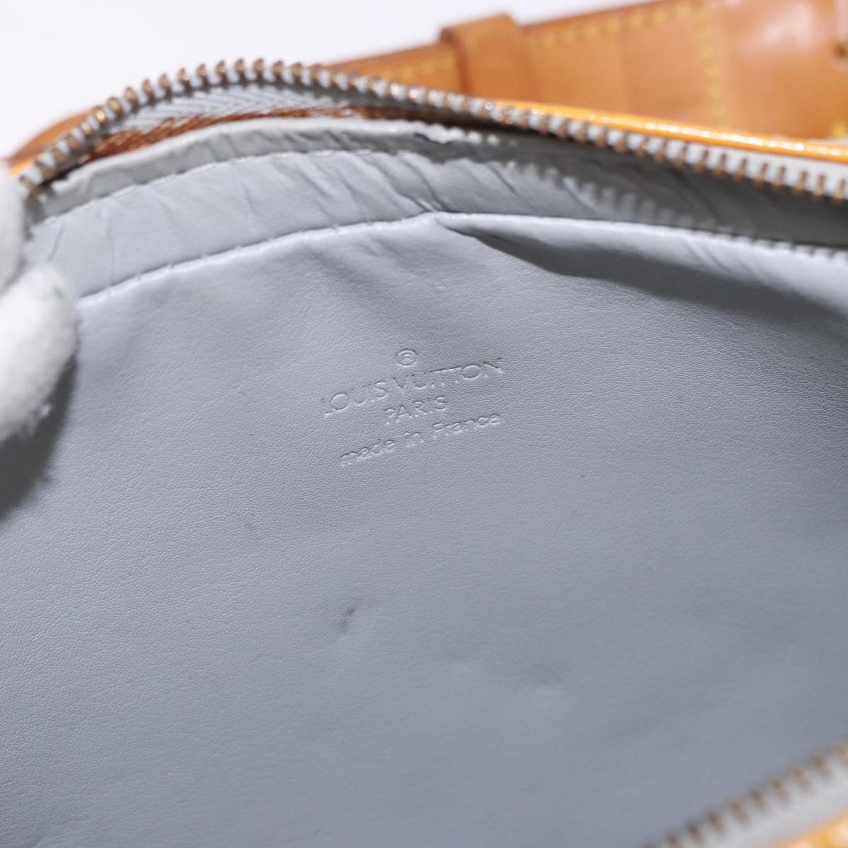 LOUIS VUITTON Monogram Vernis Fulton Waist Bag Gris M91041 LV Auth 198975