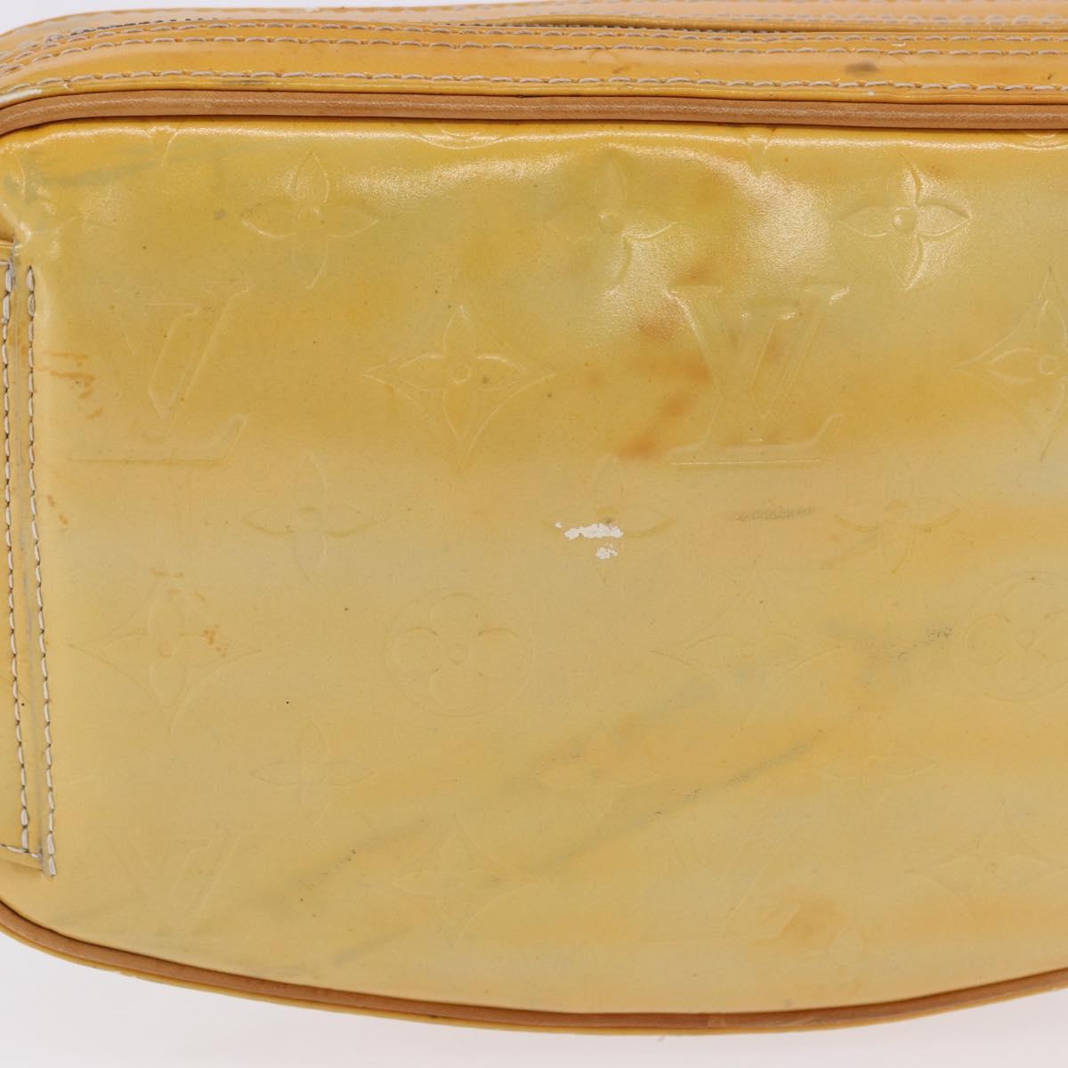 LOUIS VUITTON Monogram Vernis Fulton Waist Bag Gris M91041 LV Auth 198975
