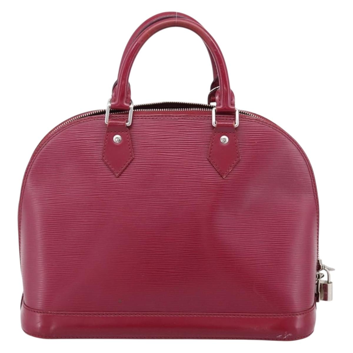 LOUIS VUITTON Epi Alma PM Hand Bag Fuchsia M40490 LV Auth 198976