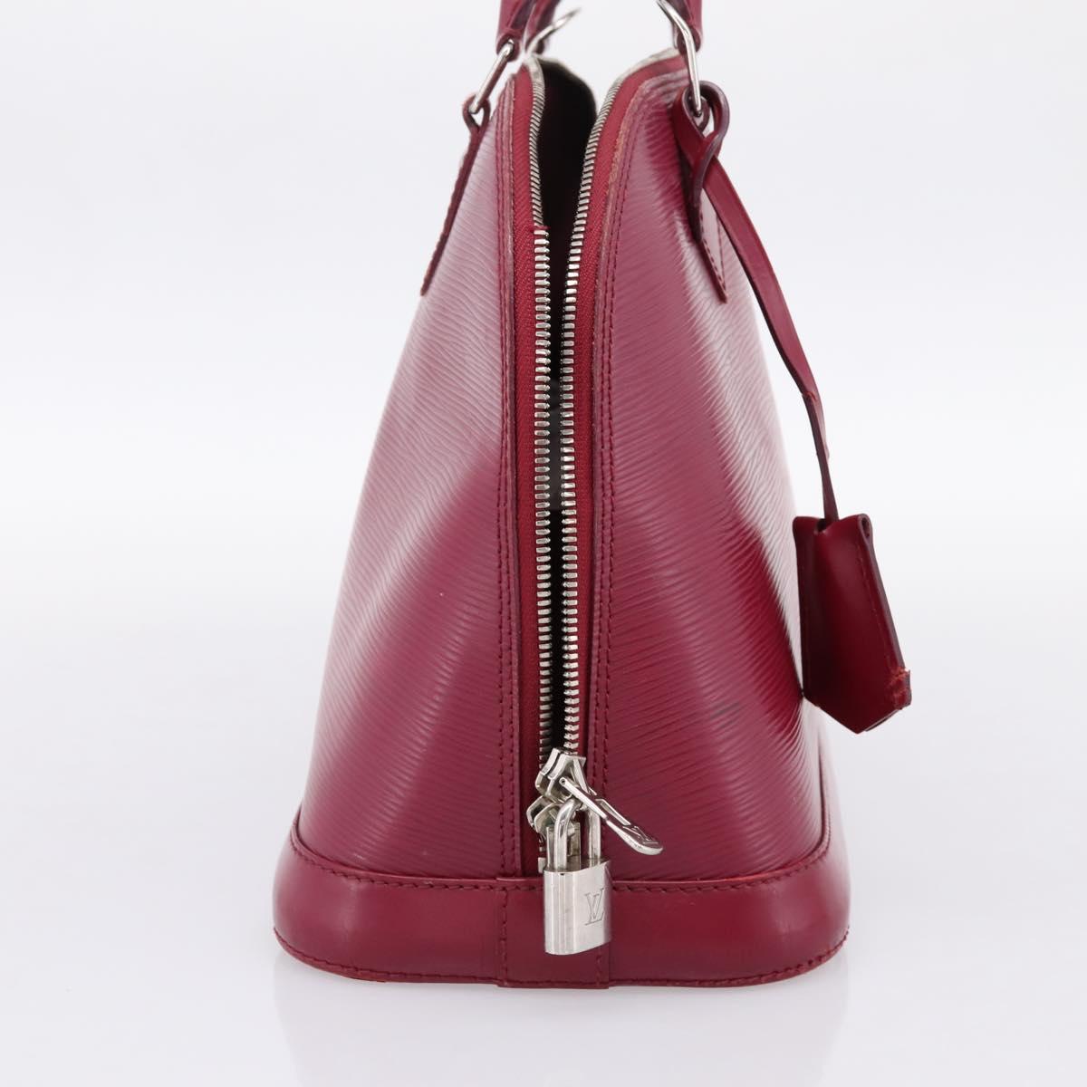 LOUIS VUITTON Epi Alma PM Hand Bag Fuchsia M40490 LV Auth 198976