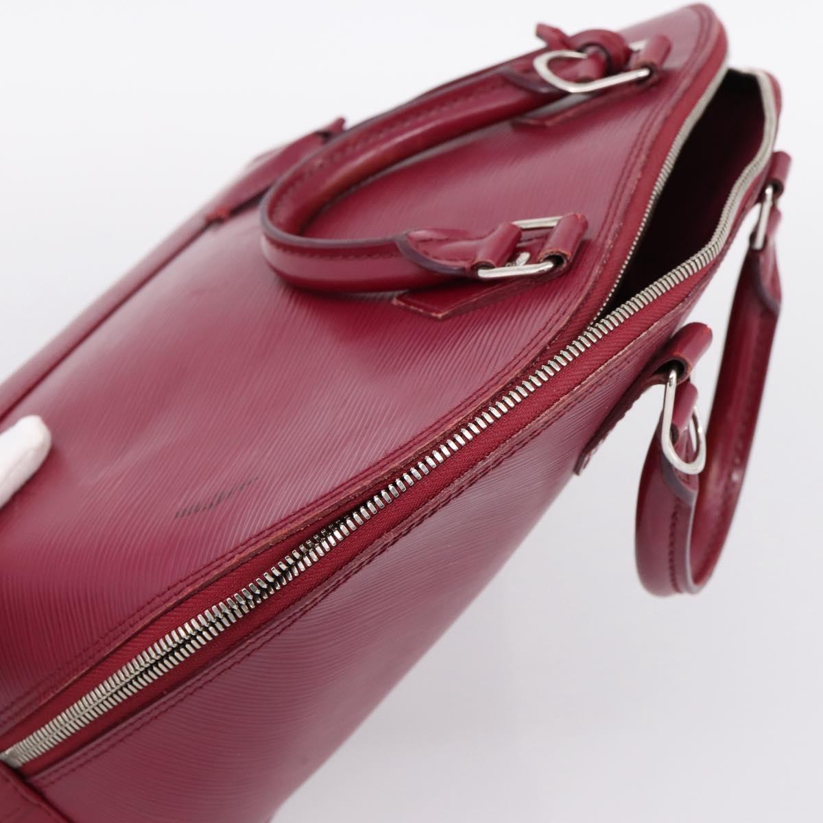 LOUIS VUITTON Epi Alma PM Hand Bag Fuchsia M40490 LV Auth 198976
