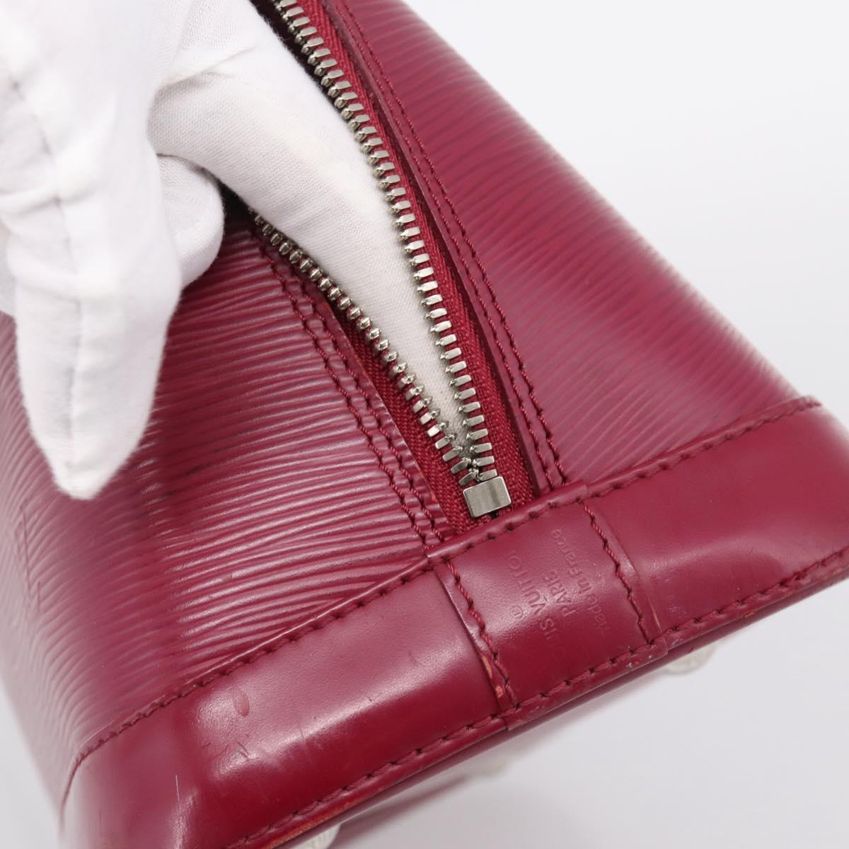 LOUIS VUITTON Epi Alma PM Hand Bag Fuchsia M40490 LV Auth 198976