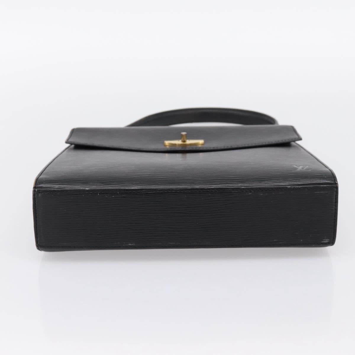 LOUIS VUITTON Epi Malesherbes Hand Bag Black M52372 LV Auth 198977