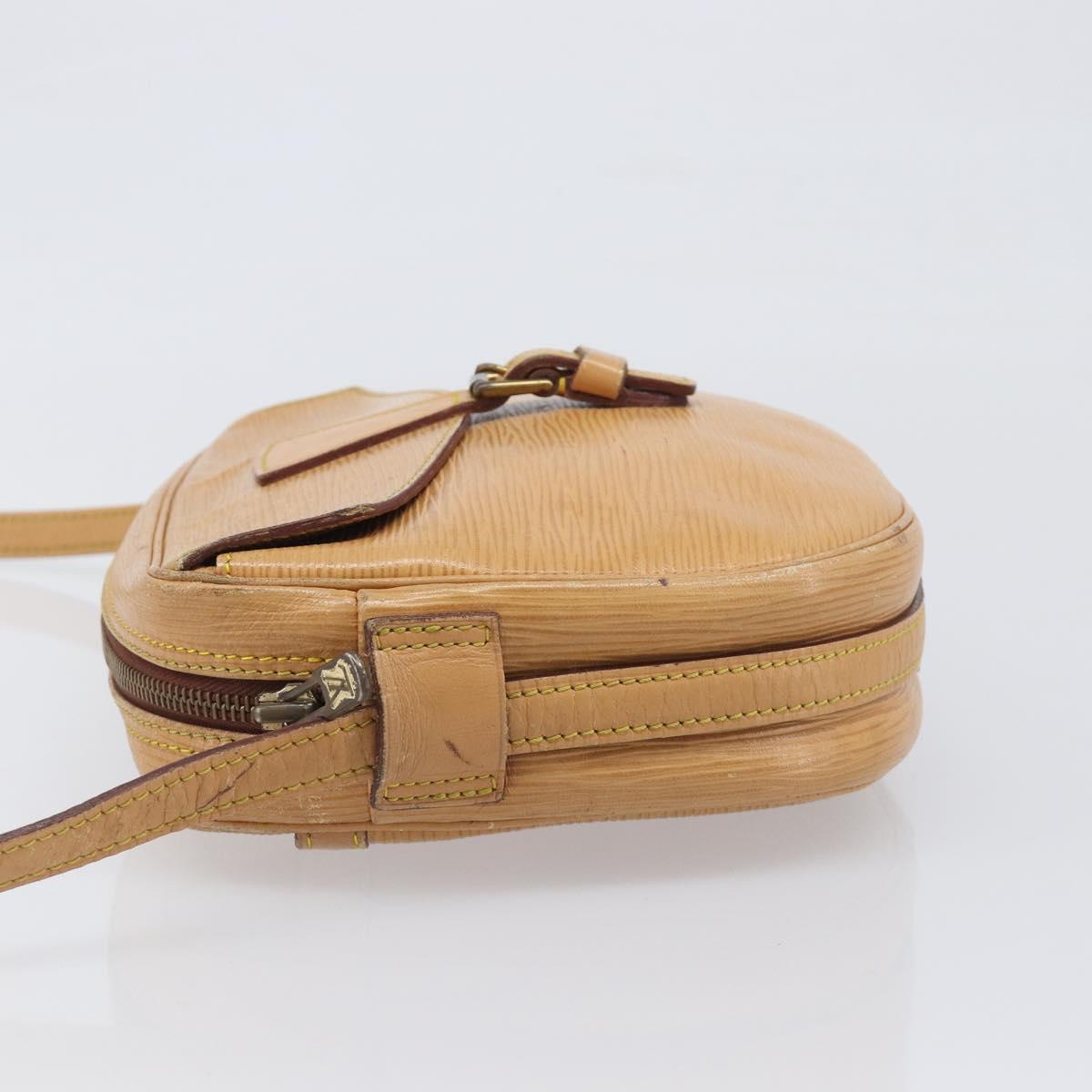 LOUIS VUITTON Epi Jeune Fille MM Shoulder Bag Winnipeg Beige M52156 Auth 198978