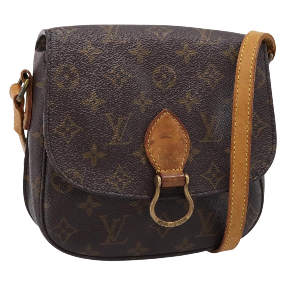 LOUIS VUITTON Monogram Saint Cloud MM Shoulder Bag M51243 LV Auth 198980
