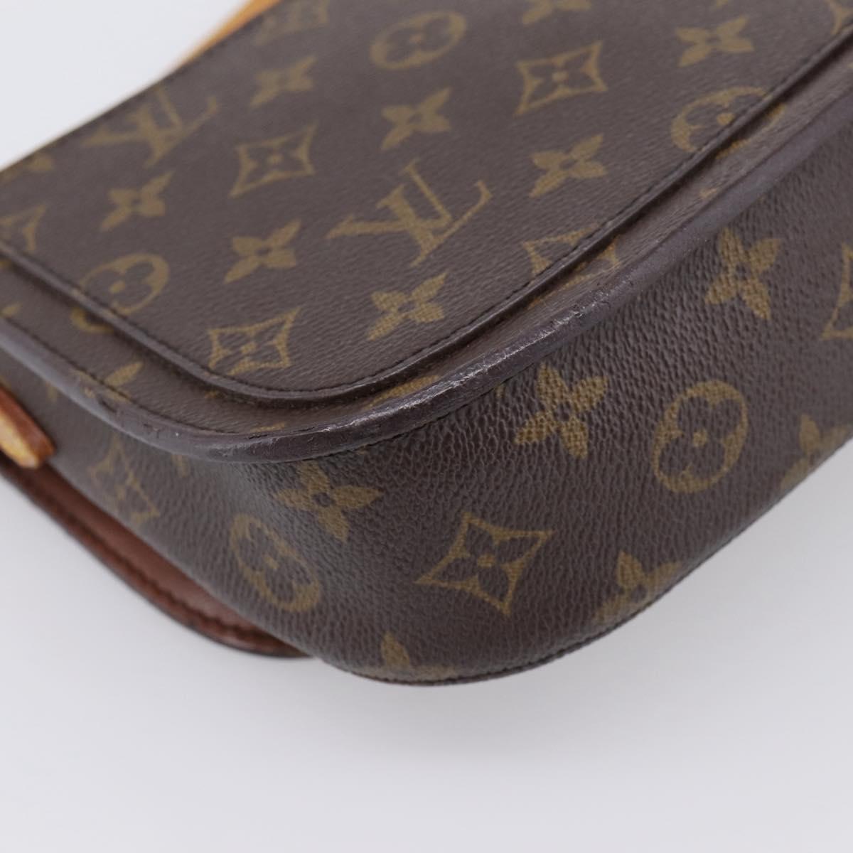 LOUIS VUITTON Monogram Saint Cloud MM Shoulder Bag M51243 LV Auth 198980