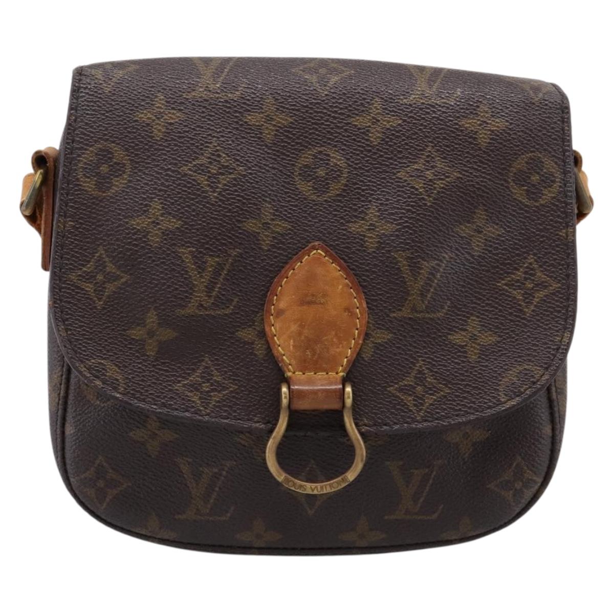 LOUIS VUITTON Monogram Saint Cloud MM Shoulder Bag M51243 LV Auth 198980