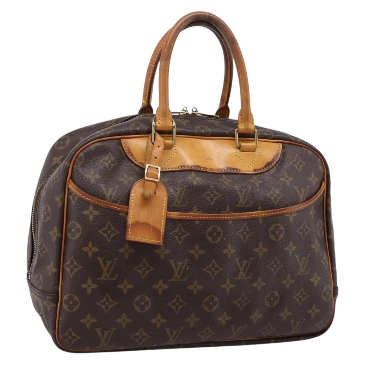 LOUIS VUITTON Monogram Deauville Hand Bag M47270 LV Auth 198981