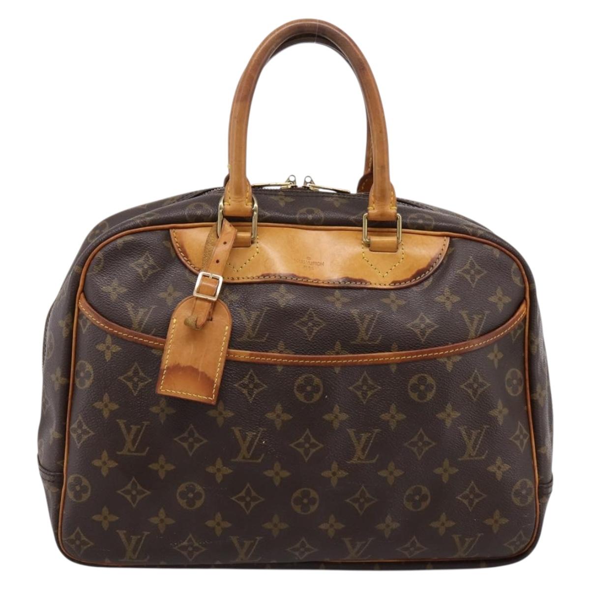 LOUIS VUITTON Monogram Deauville Hand Bag M47270 LV Auth 198981