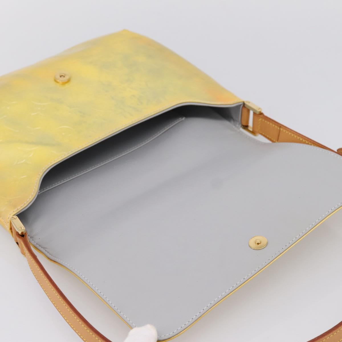 LOUIS VUITTON Monogram Vernis Thompson Street Bag Gris M91008 LV Auth 198985