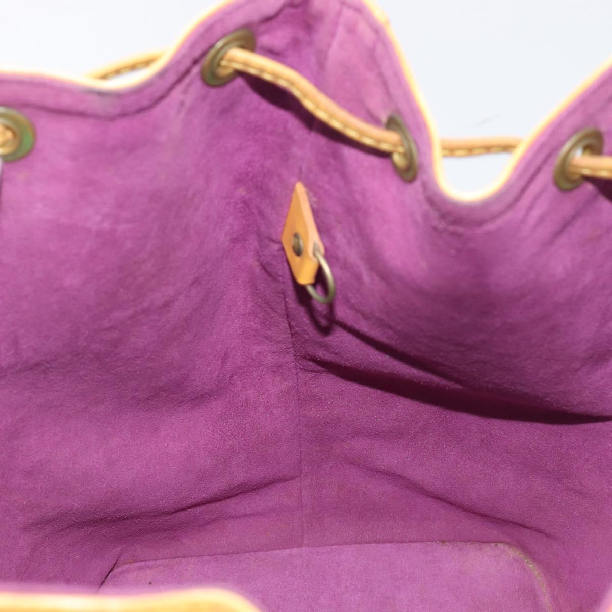 LOUIS VUITTON Epi Petit Noe Shoulder Bag Tassili Yellow M44109 LV Auth 198986