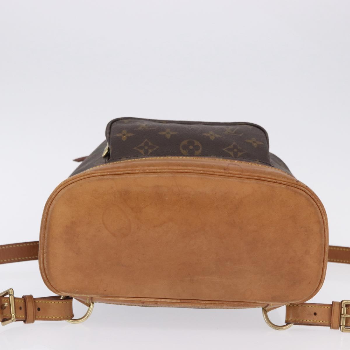 LOUIS VUITTON Monogram Montsouris MM Backpack M51136 LV Auth 198987
