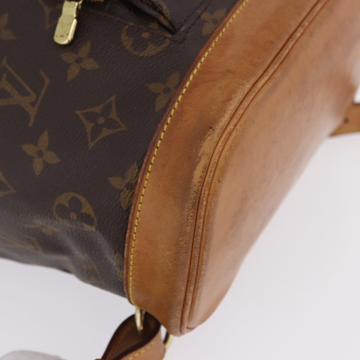 LOUIS VUITTON Monogram Montsouris MM Backpack M51136 LV Auth 198987