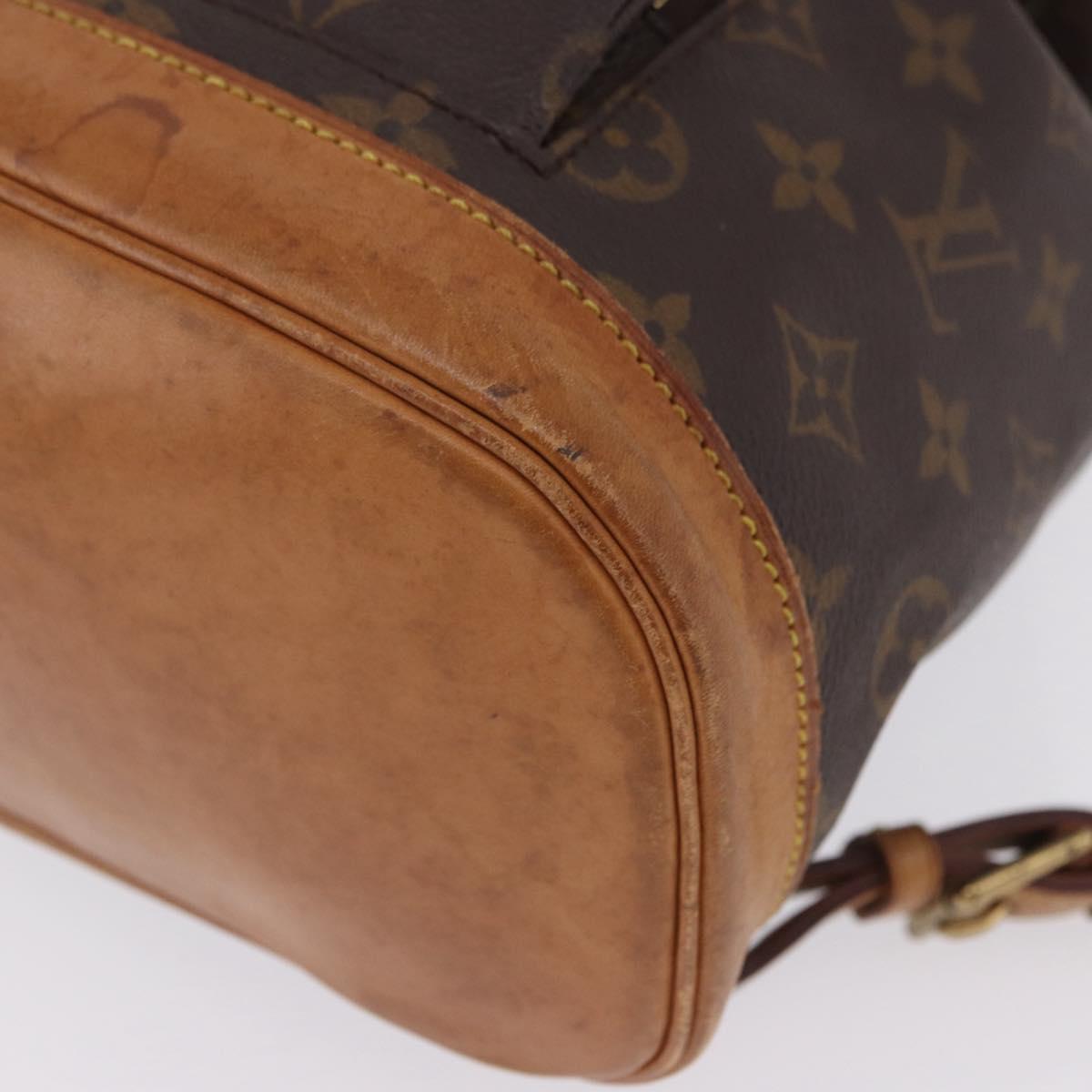 LOUIS VUITTON Monogram Montsouris MM Backpack M51136 LV Auth 198987