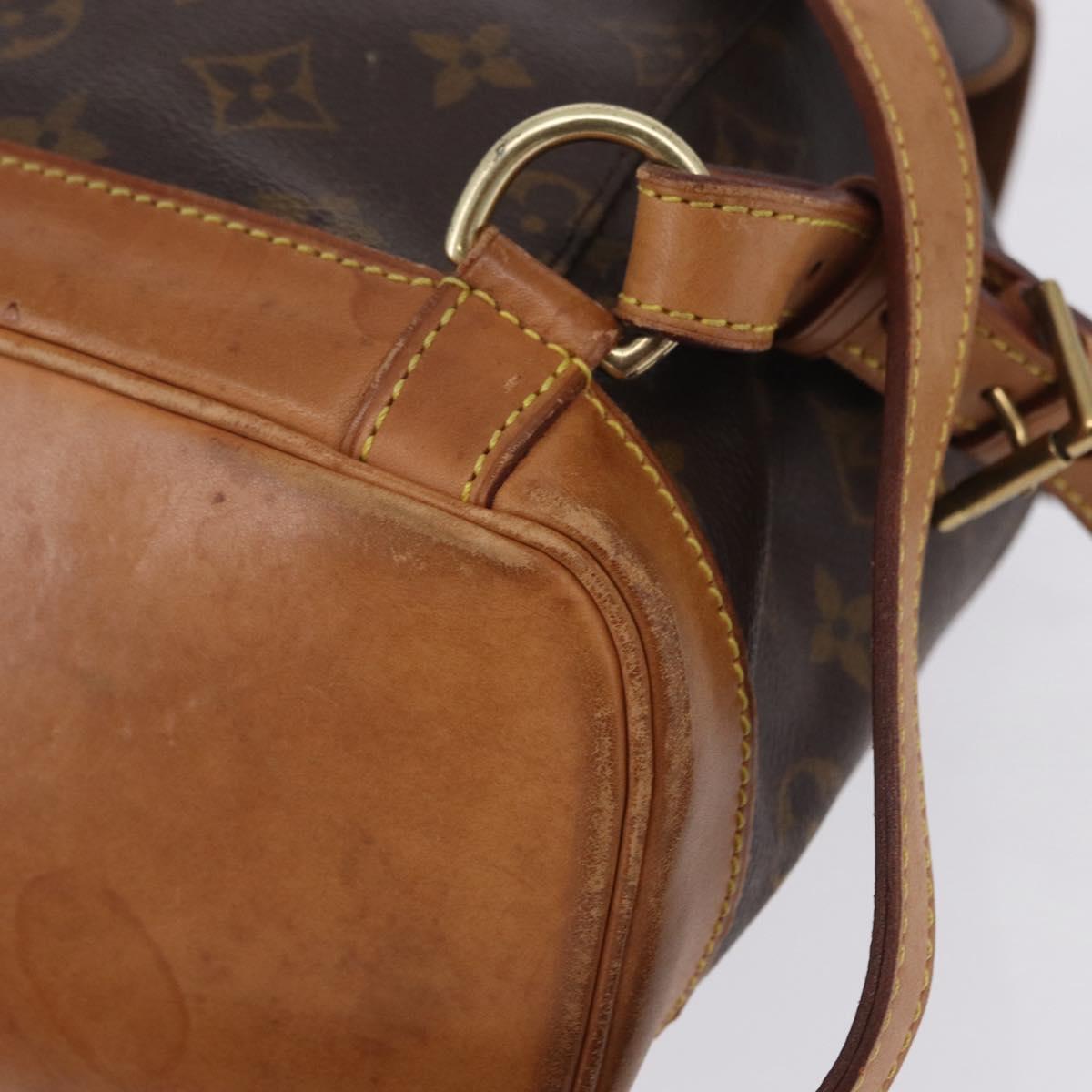 LOUIS VUITTON Monogram Montsouris MM Backpack M51136 LV Auth 198987