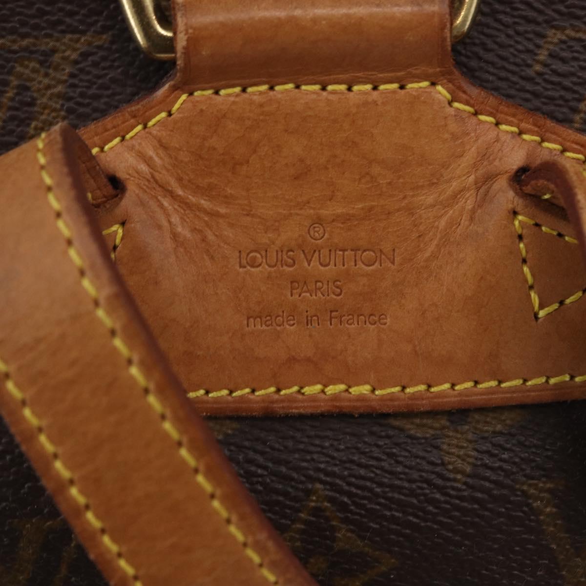 LOUIS VUITTON Monogram Montsouris MM Backpack M51136 LV Auth 198987