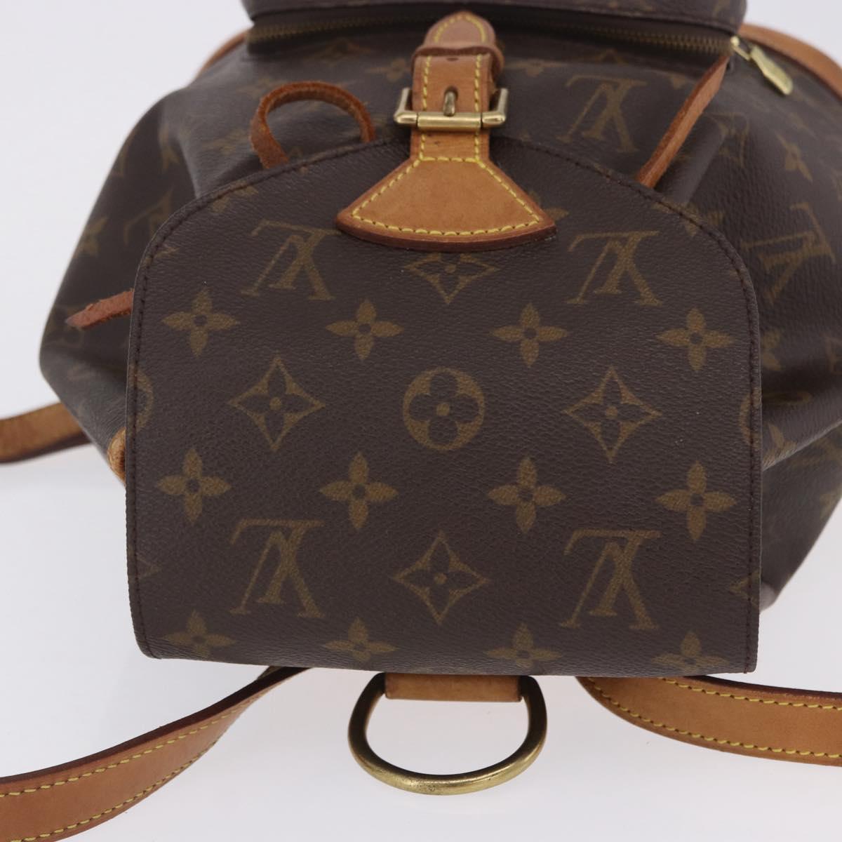 LOUIS VUITTON Monogram Montsouris MM Backpack M51136 LV Auth 198987