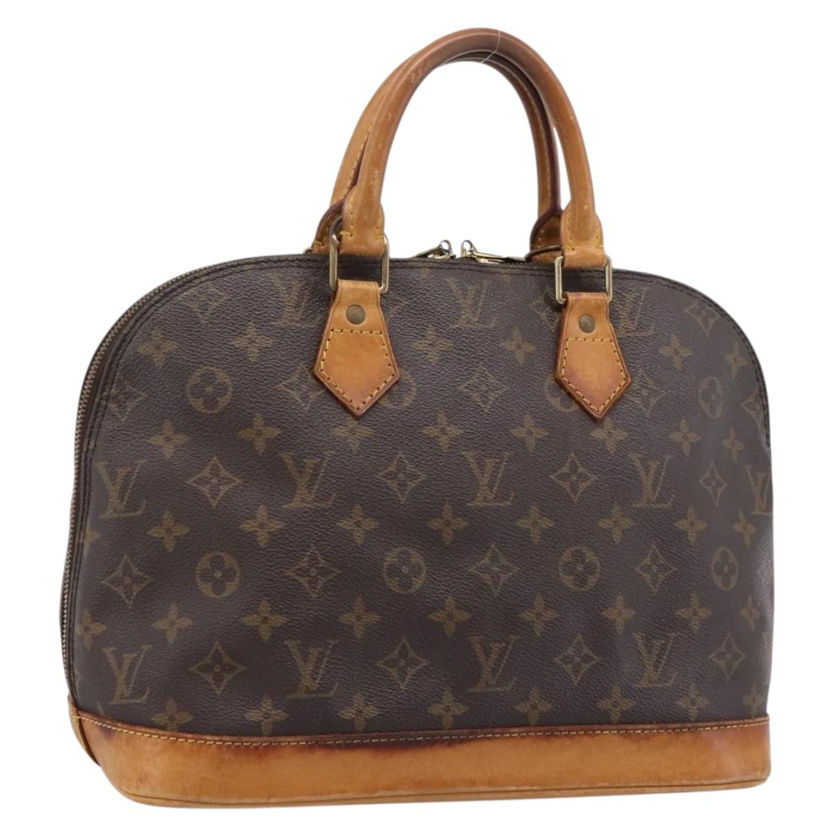LOUIS VUITTON Monogram Alma Hand Bag M51130 LV Auth 198990