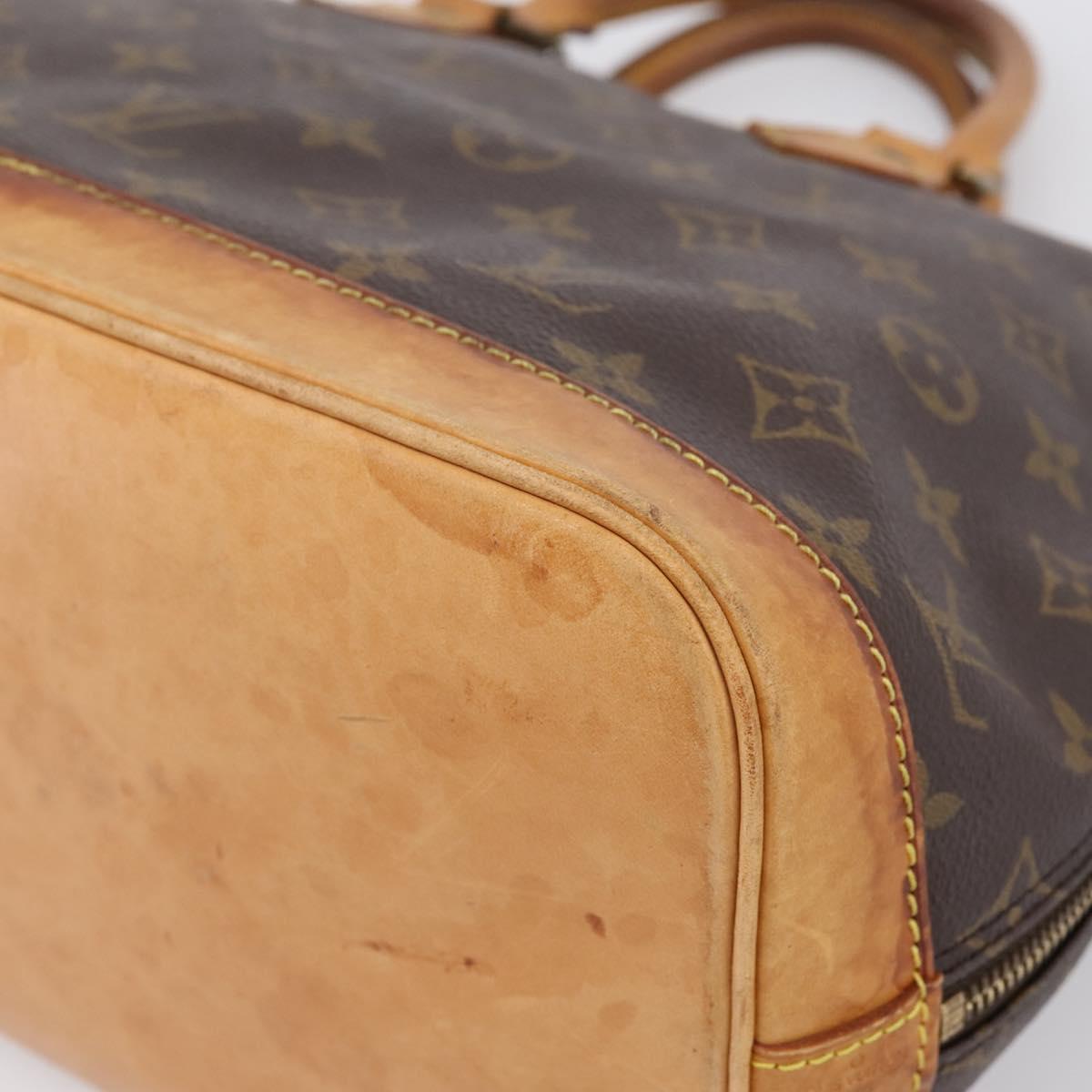 LOUIS VUITTON Monogram Alma Hand Bag M51130 LV Auth 198990