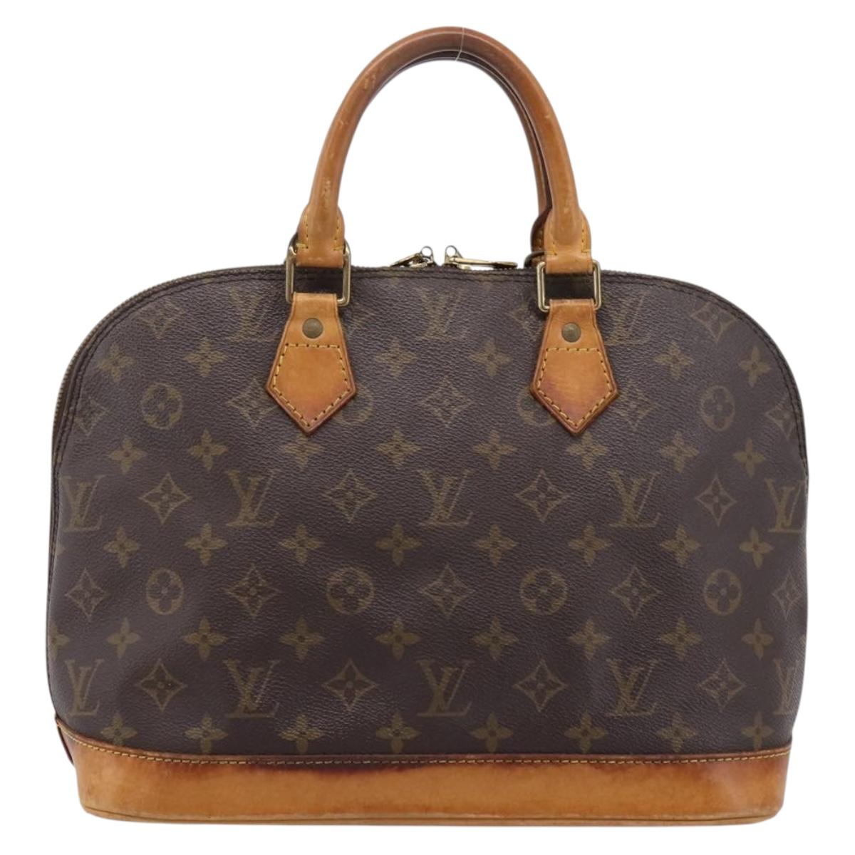 LOUIS VUITTON Monogram Alma Hand Bag M51130 LV Auth 198990
