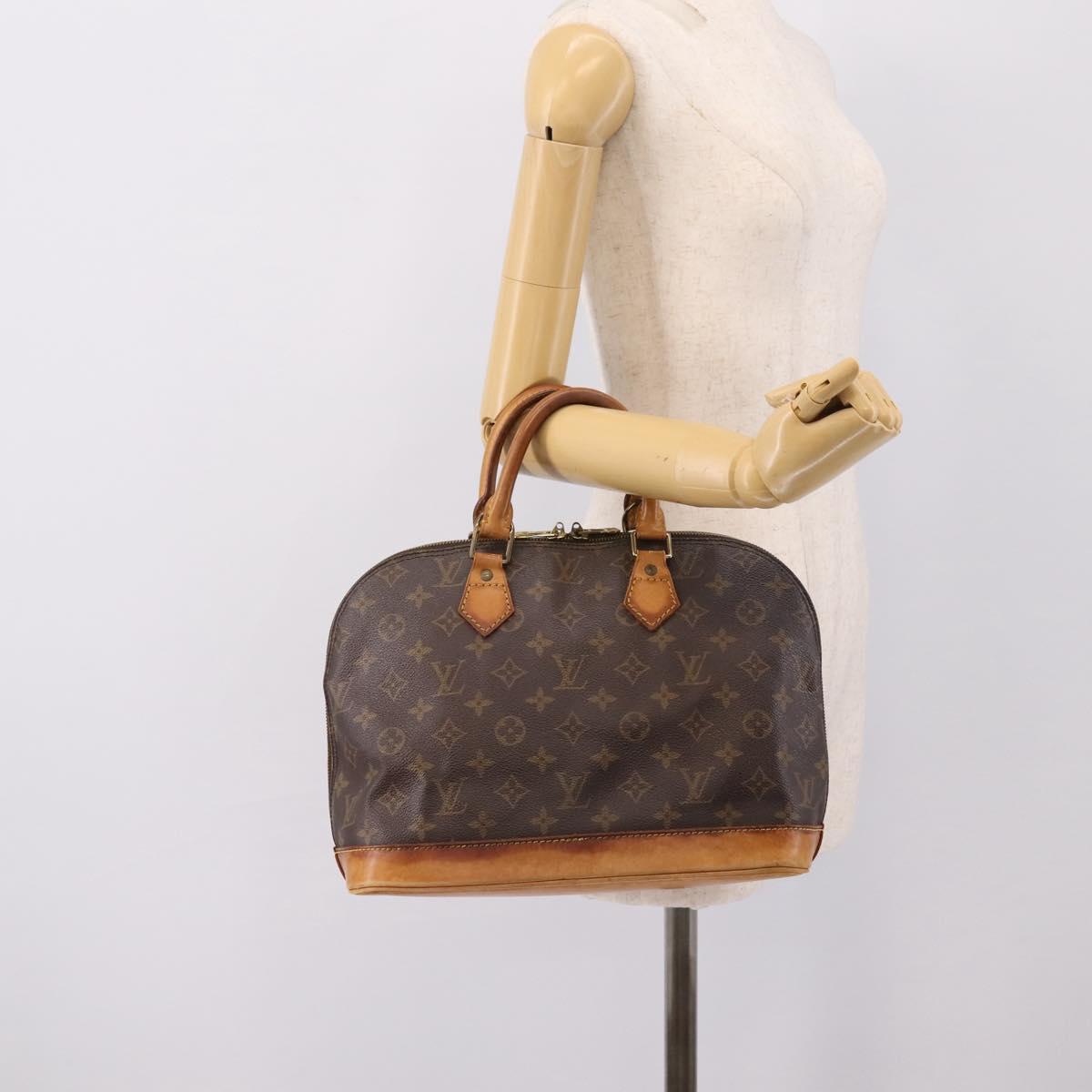 LOUIS VUITTON Monogram Alma Hand Bag M51130 LV Auth 198990