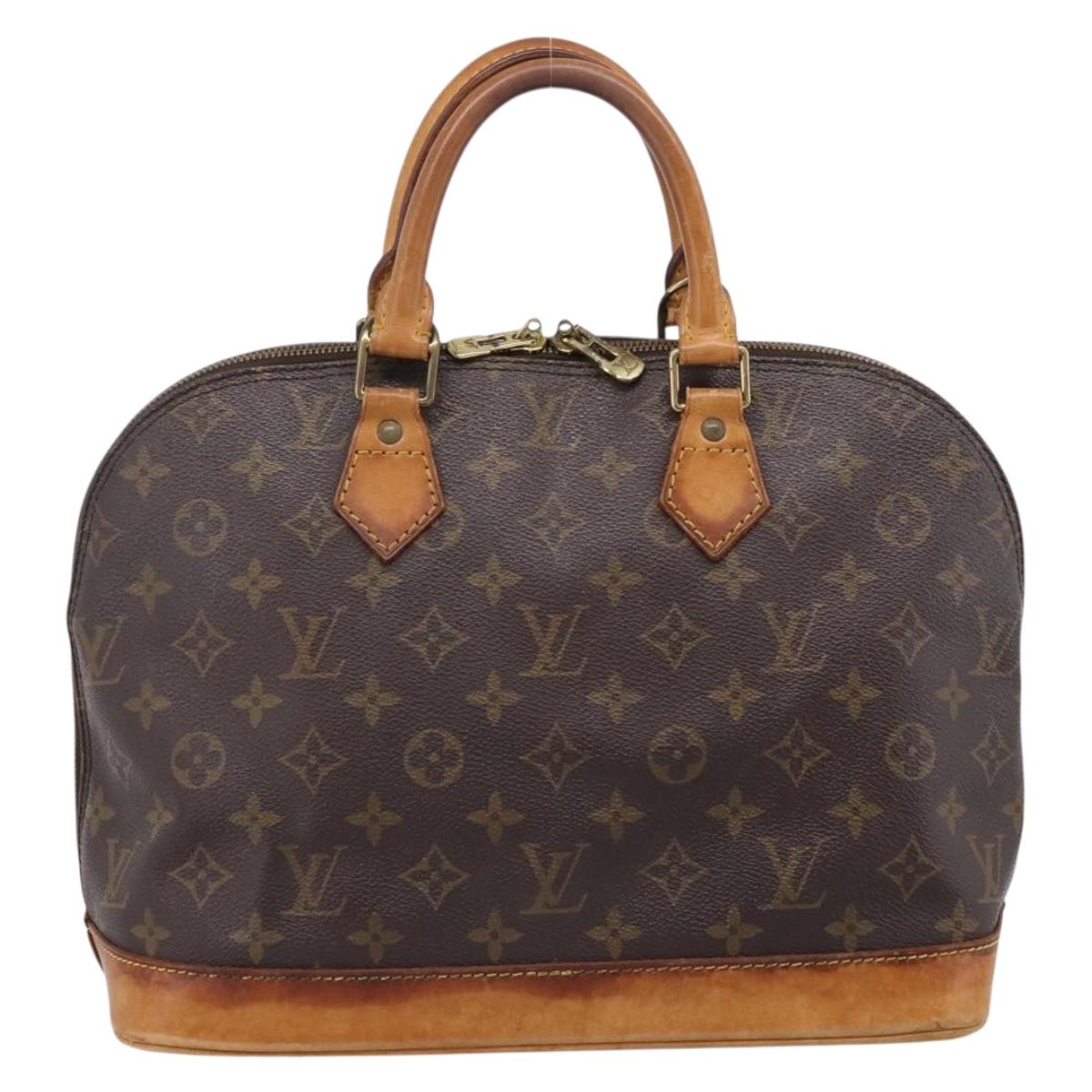 LOUIS VUITTON Monogram Alma Hand Bag M51130 LV Auth 198990