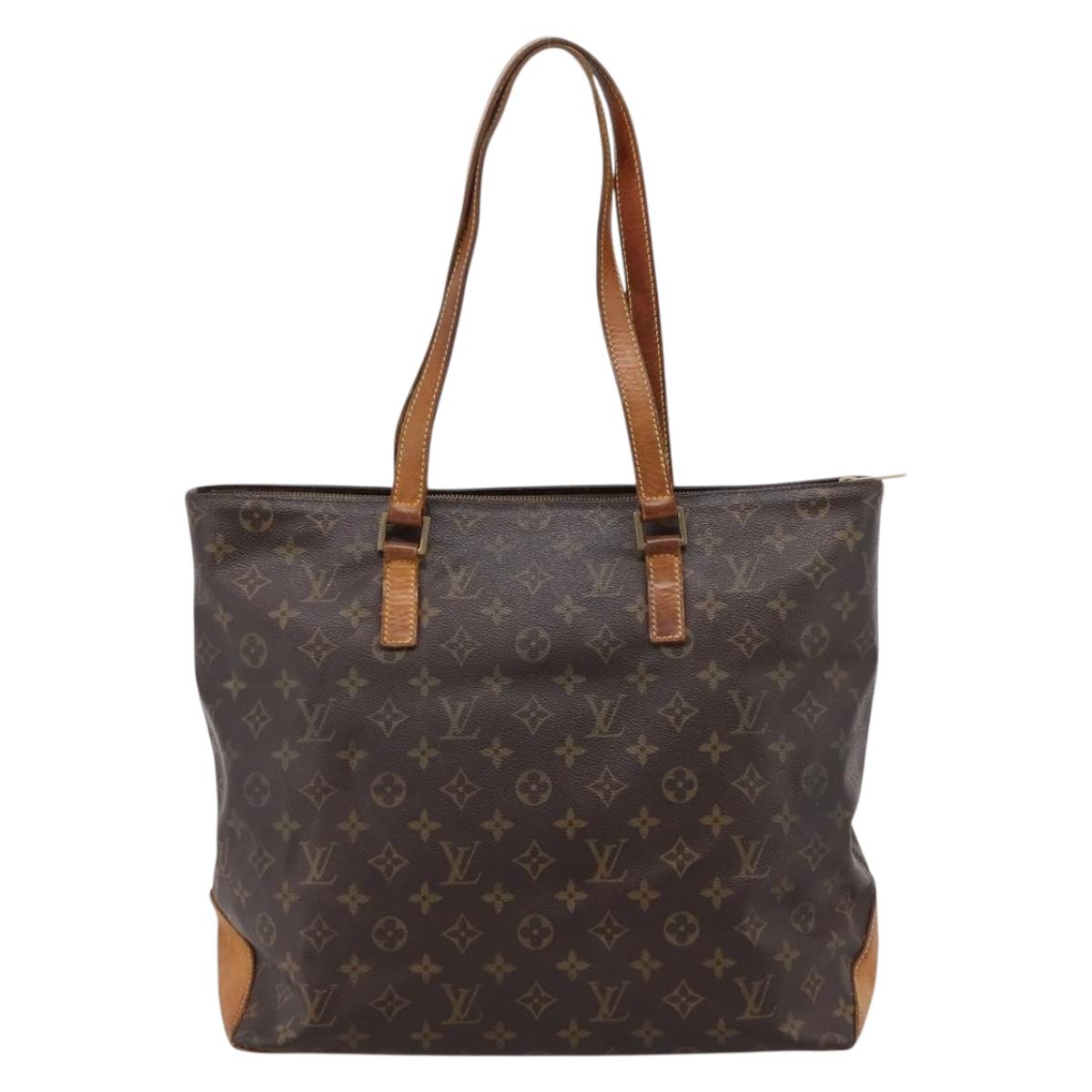 LOUIS VUITTON Monogram Cabas Mezzo Tote Bag M51151 LV Auth 198991