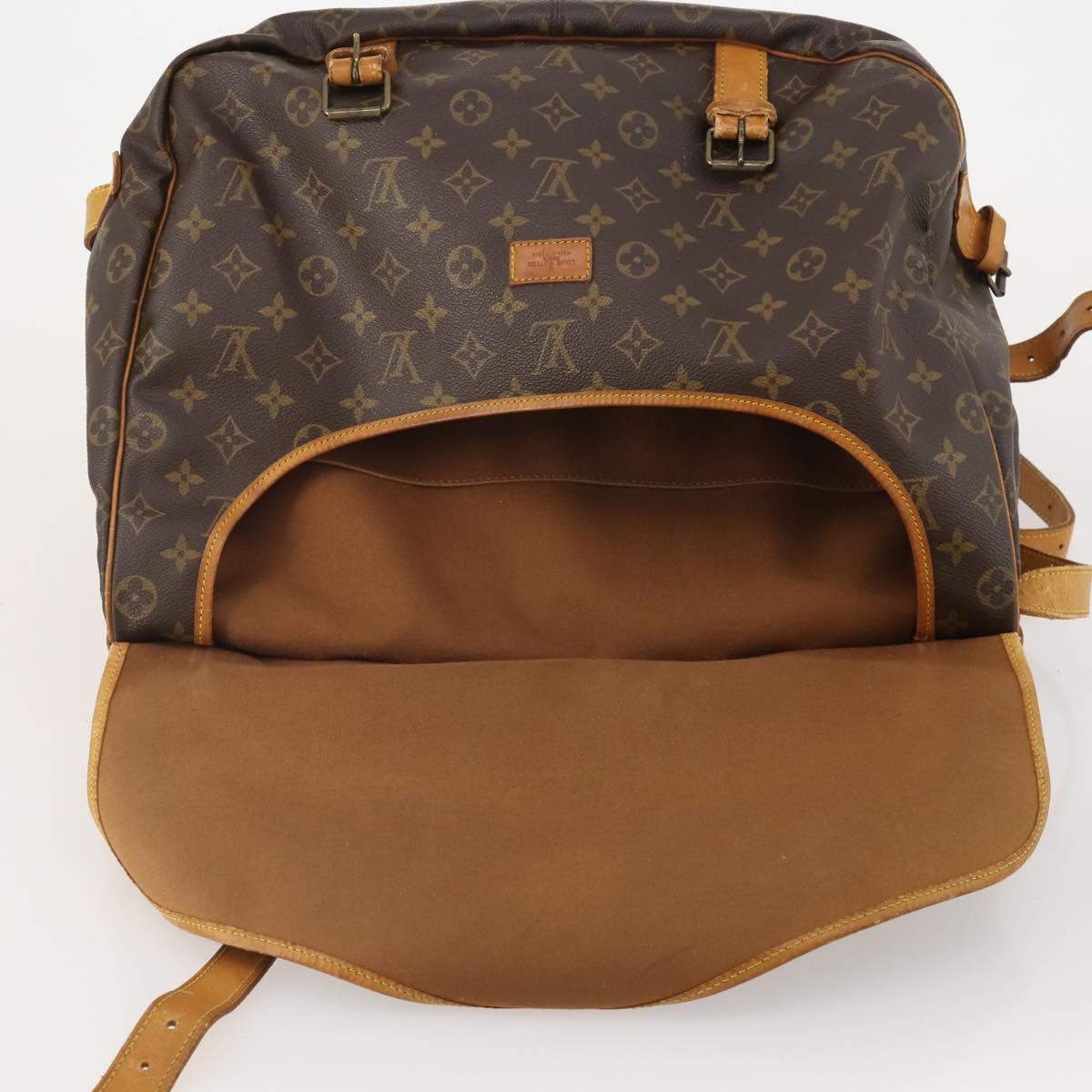 LOUIS VUITTON Monogram Saumur 43 Shoulder Bag M42252 LV Auth 198992