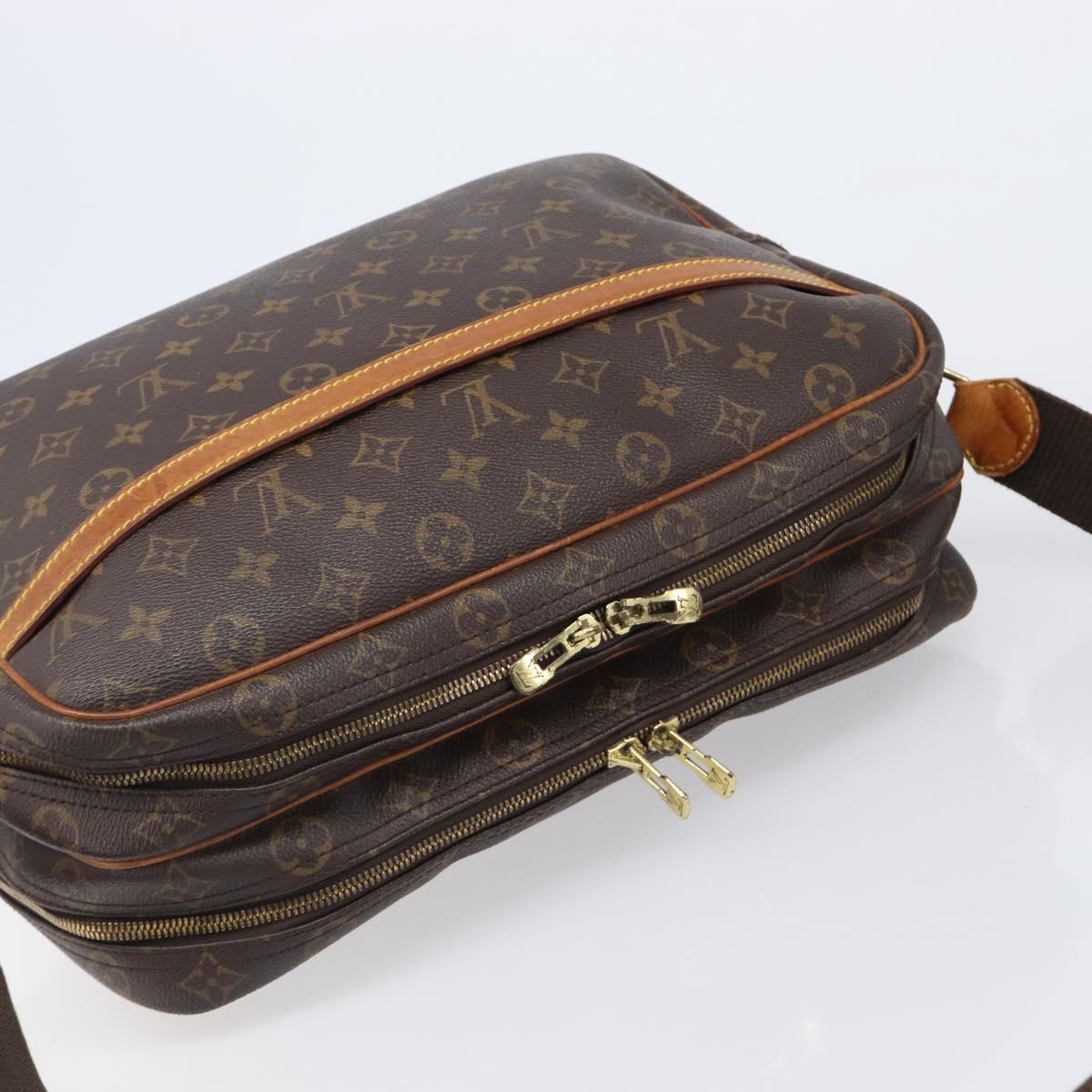 LOUIS VUITTON Monogram Reporter GM Shoulder Bag M45252 LV Auth 198993
