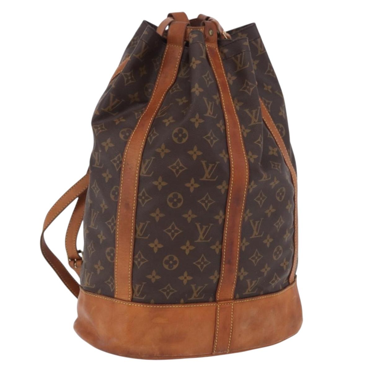 LOUIS VUITTON Monogram Randonnee GM Shoulder Bag M42244 LV Auth 198995