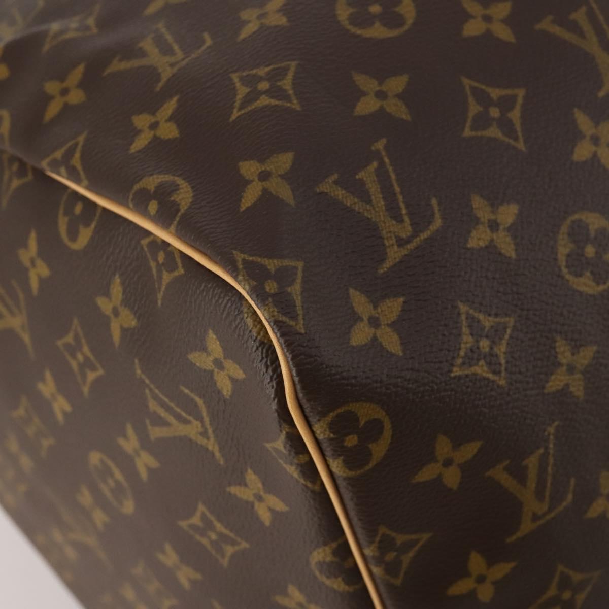 LOUIS VUITTON Monogram Keepall 55 Boston Bag M41424 LV Auth 198998V