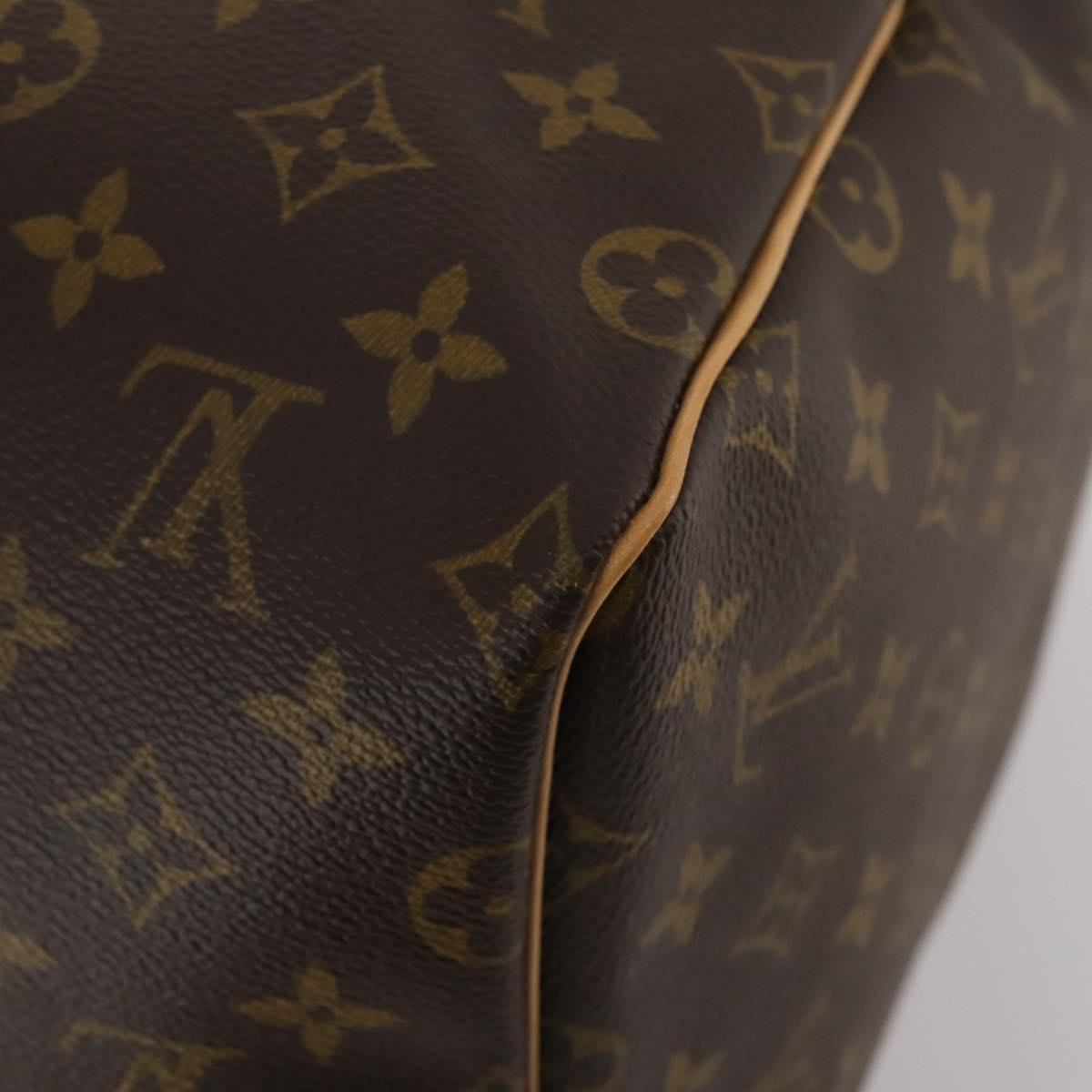 LOUIS VUITTON Monogram Keepall 55 Boston Bag M41424 LV Auth 198998V