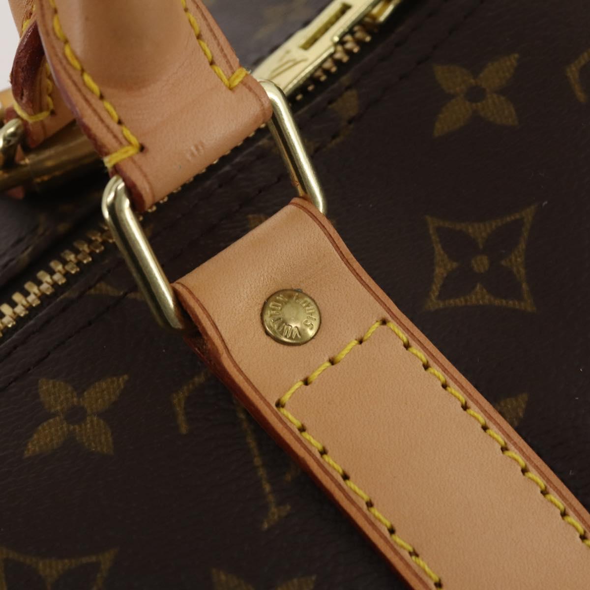 LOUIS VUITTON Monogram Keepall 55 Boston Bag M41424 LV Auth 198998V