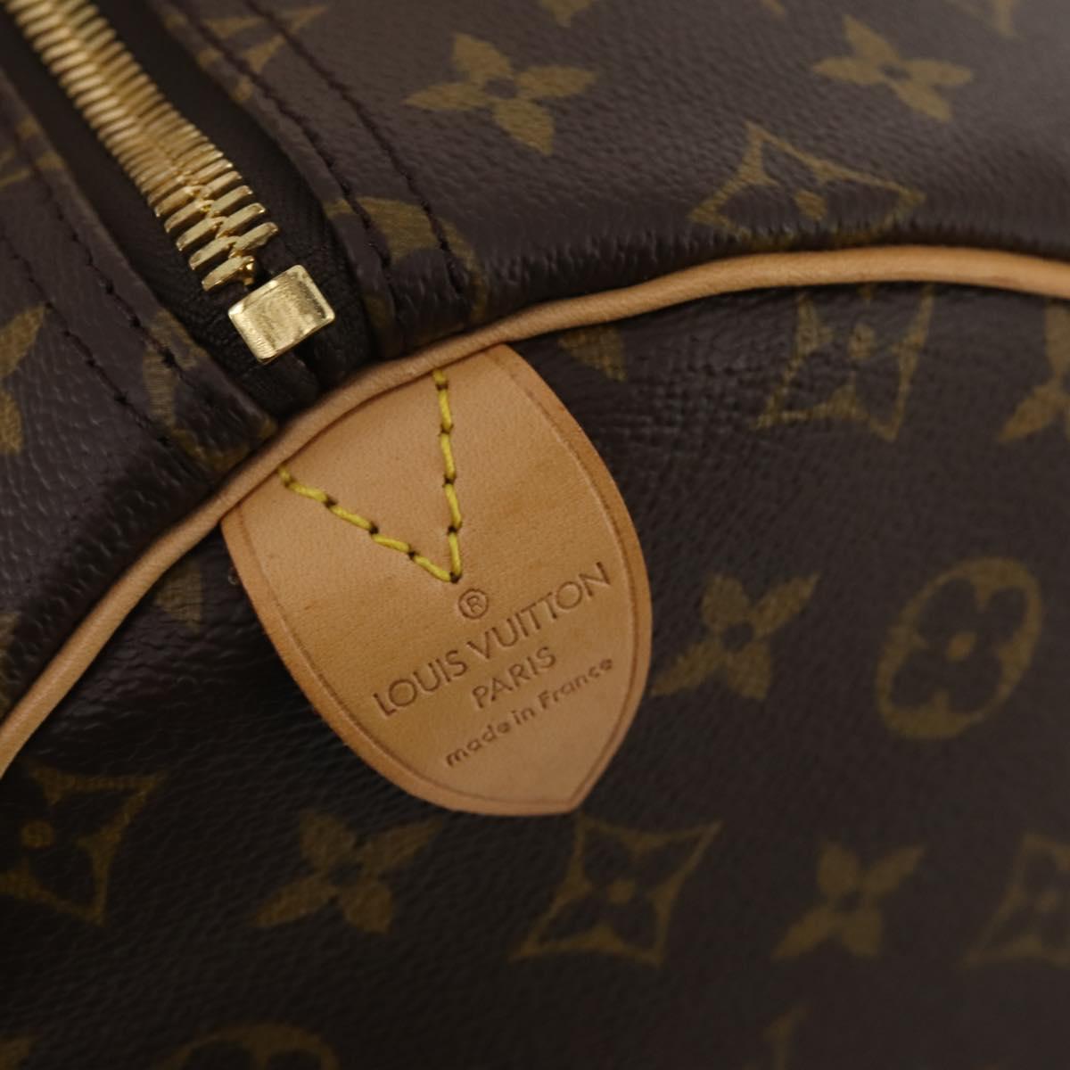LOUIS VUITTON Monogram Keepall 55 Boston Bag M41424 LV Auth 198998V