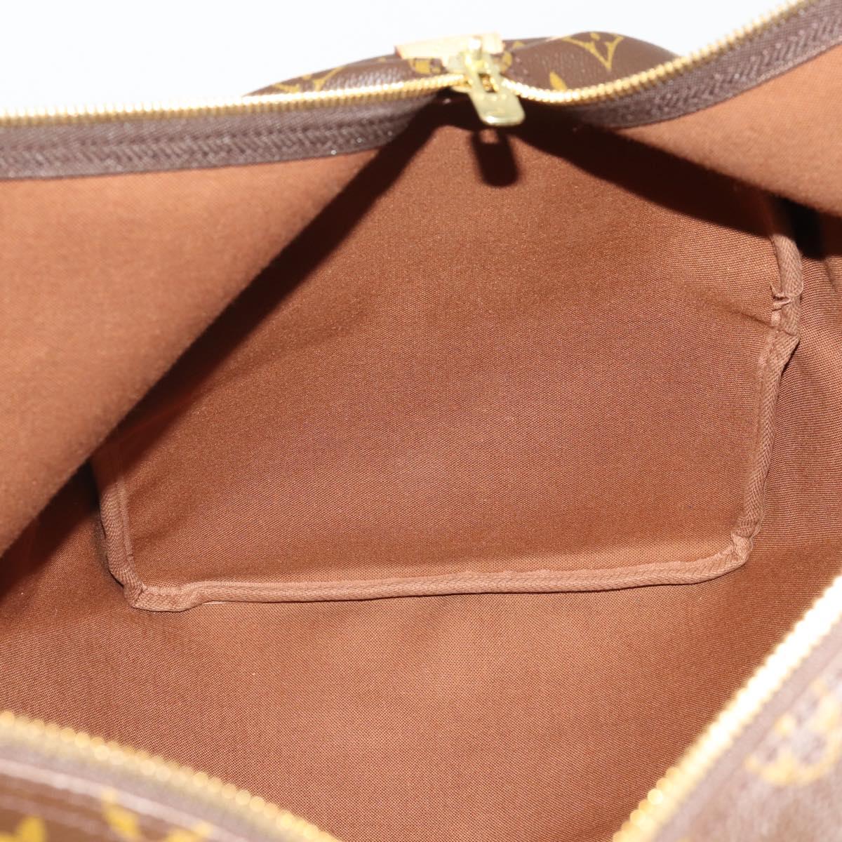 LOUIS VUITTON Monogram Keepall 55 Boston Bag M41424 LV Auth 198998V