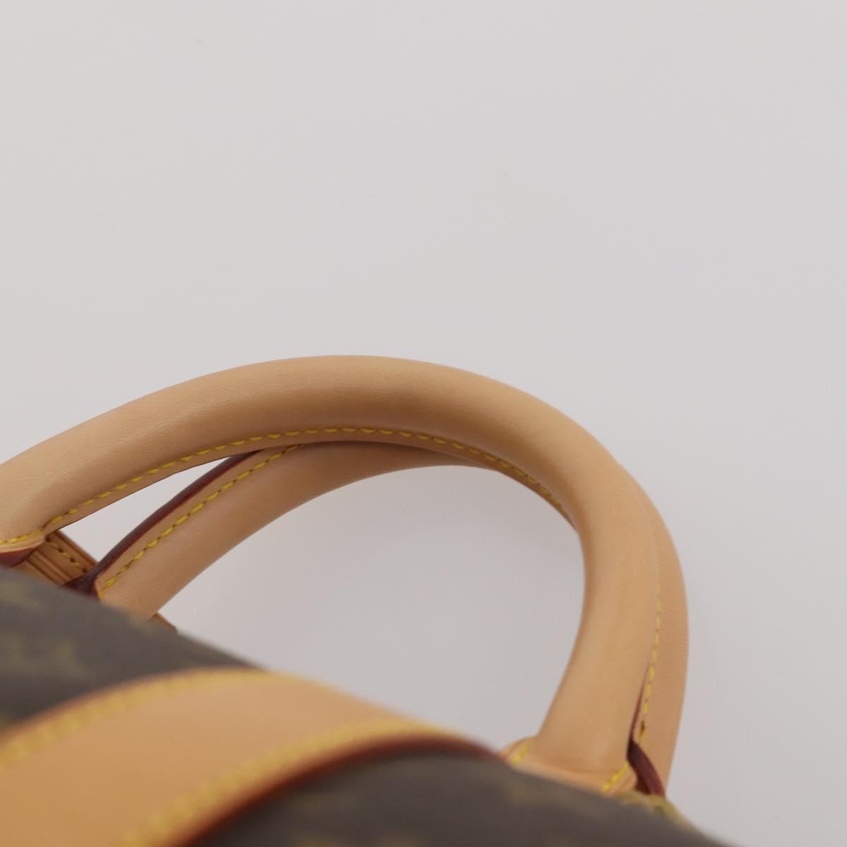LOUIS VUITTON Monogram Keepall 55 Boston Bag M41424 LV Auth 198998V
