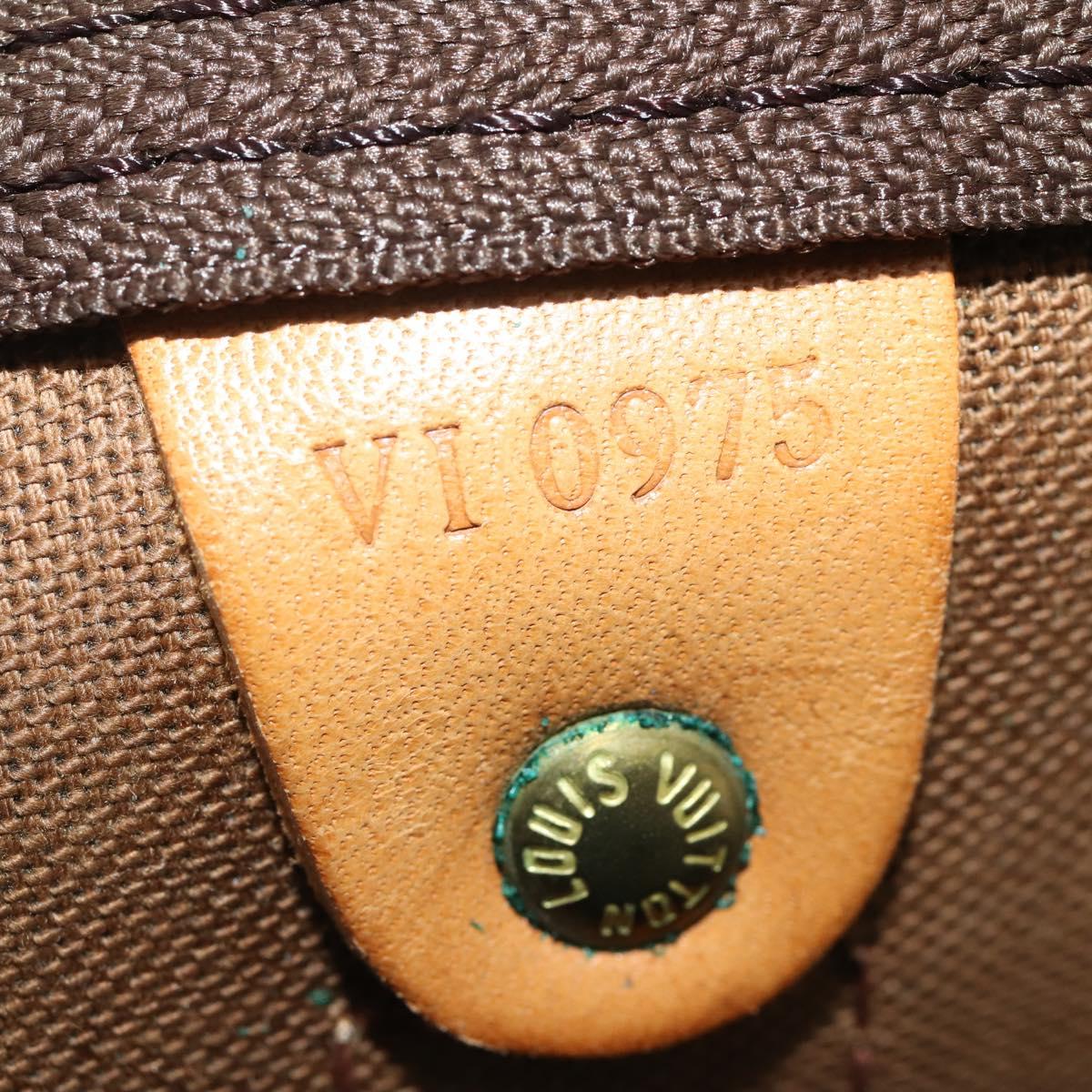 LOUIS VUITTON Monogram Keepall Bandouliere 60 Boston Bag M41412 LV Auth 198999V