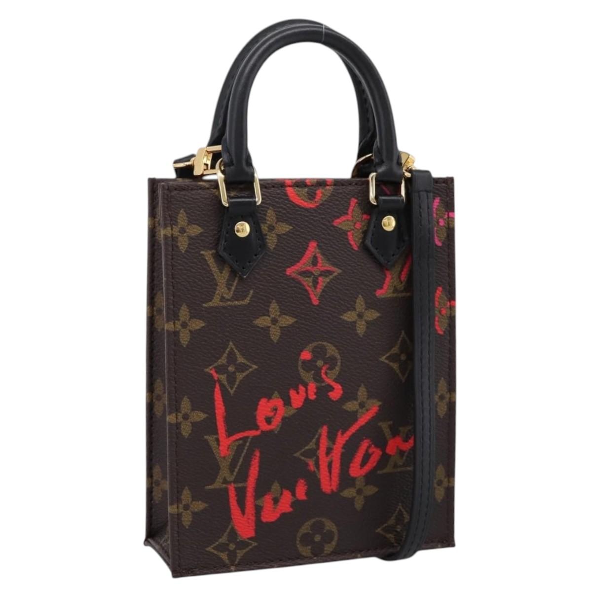 LOUIS VUITTON Monogram Falling in Love Petit Sac Plat 2way M80839 Auth 199000M