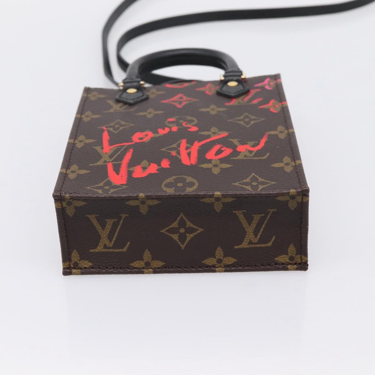 LOUIS VUITTON Monogram Falling in Love Petit Sac Plat 2way M80839 Auth 199000M