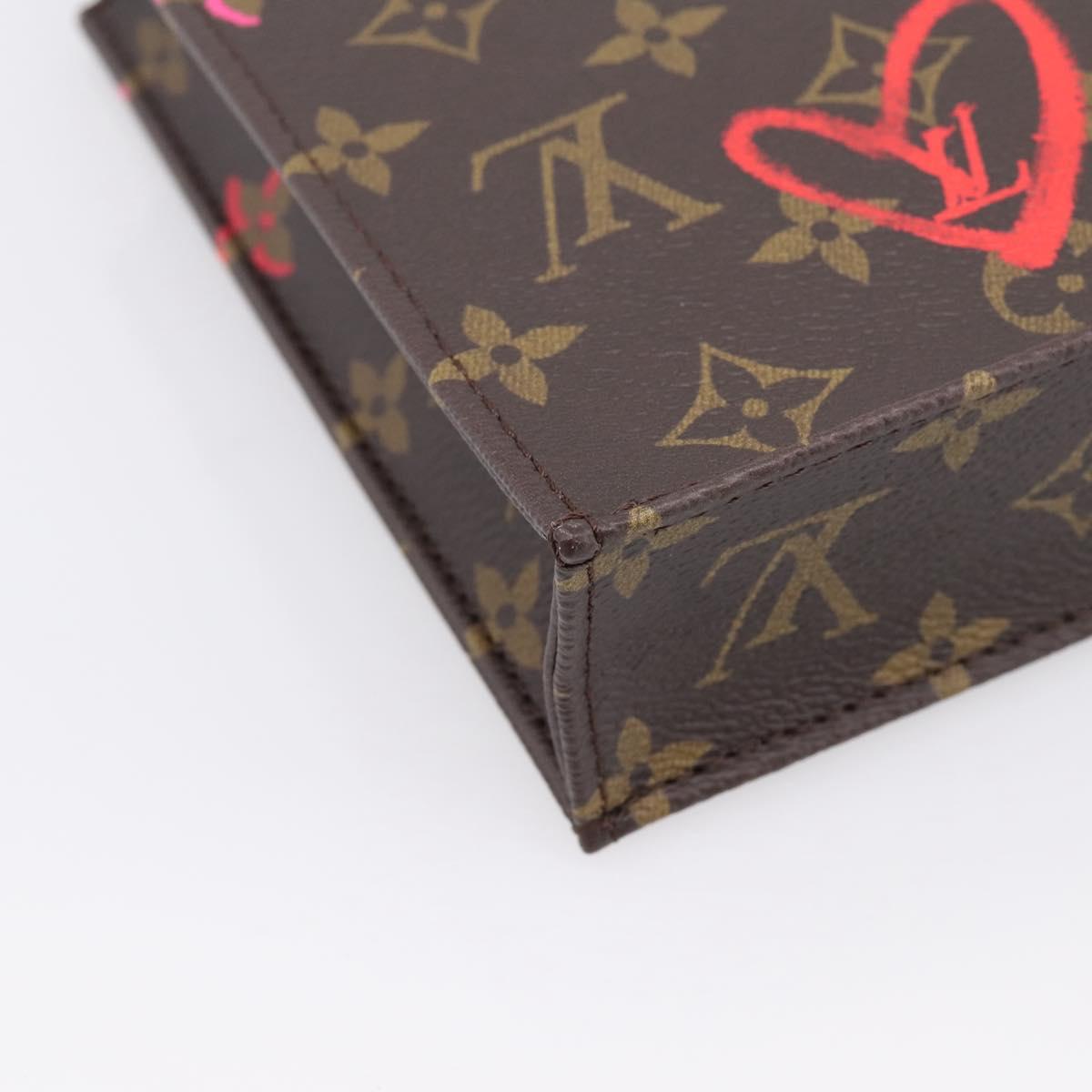 LOUIS VUITTON Monogram Falling in Love Petit Sac Plat 2way M80839 Auth 199000M
