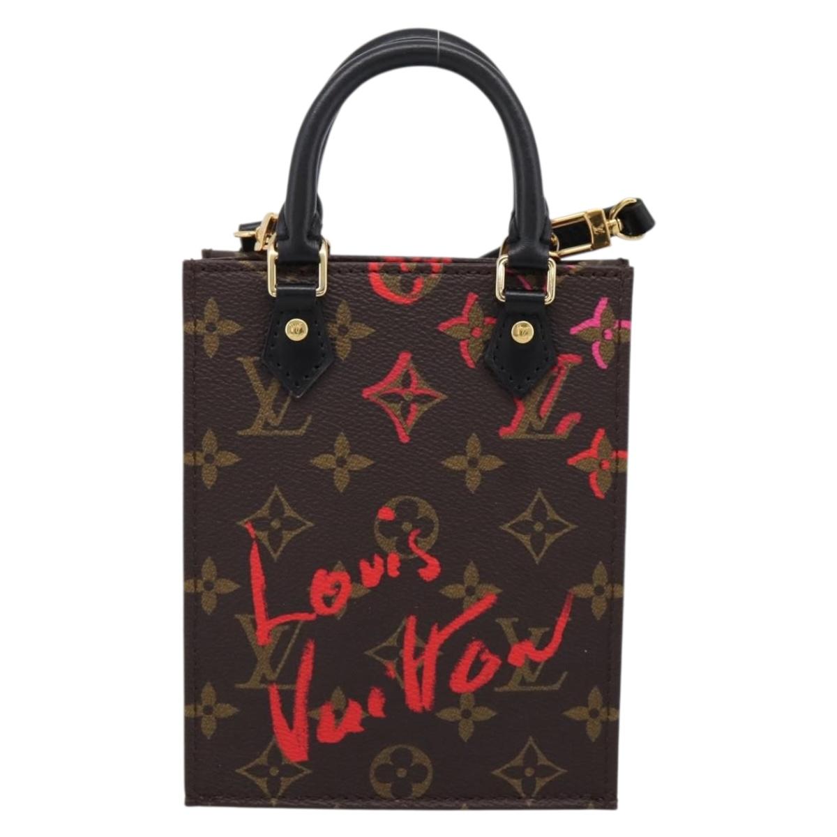 LOUIS VUITTON Monogram Falling in Love Petit Sac Plat 2way M80839 Auth 199000M