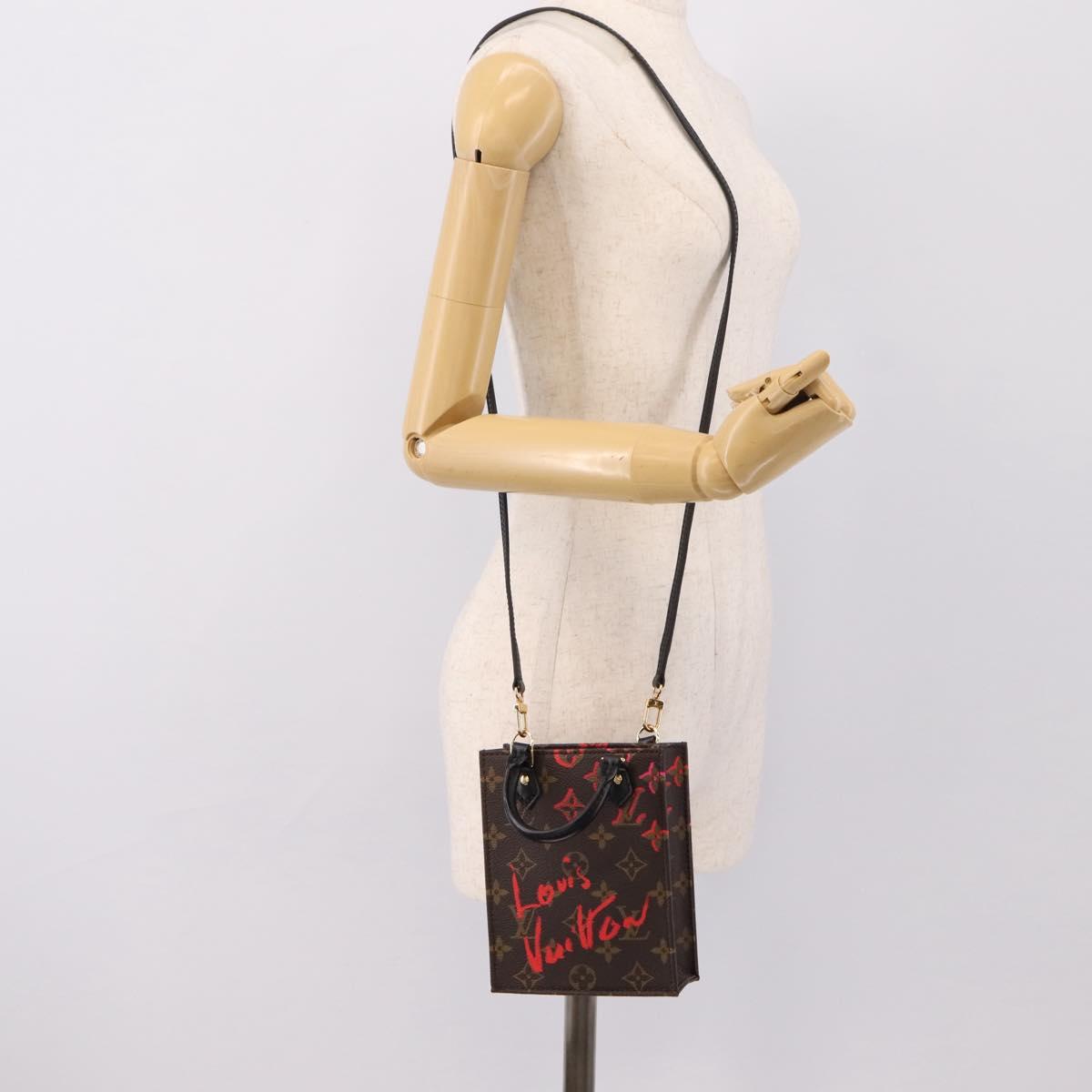 LOUIS VUITTON Monogram Falling in Love Petit Sac Plat 2way M80839 Auth 199000M