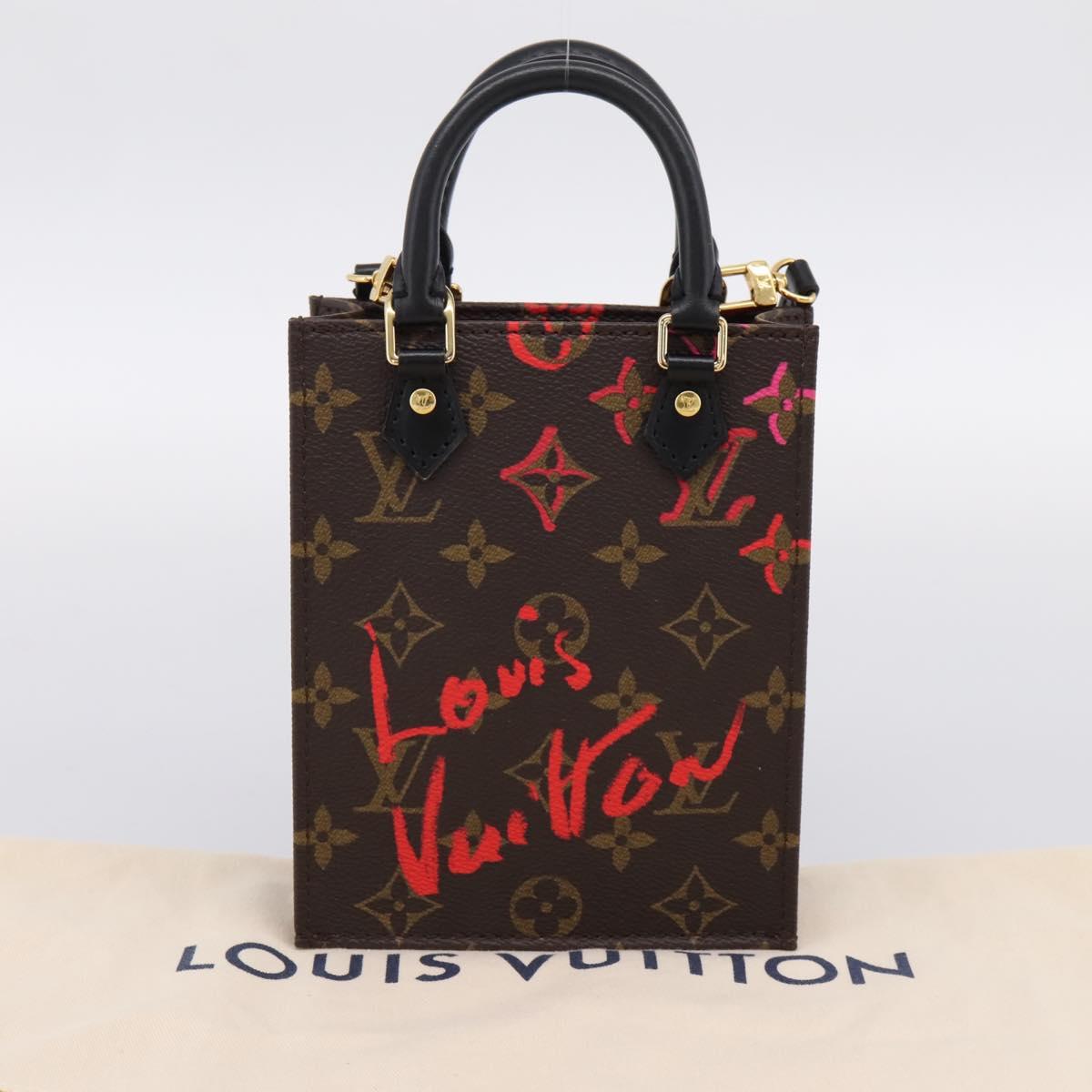 LOUIS VUITTON Monogram Falling in Love Petit Sac Plat 2way M80839 Auth 199000M