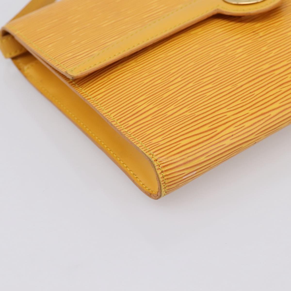 LOUIS VUITTON Epi Pochette Arche Shoulder Bag Yellow M52579 LV Auth 199007
