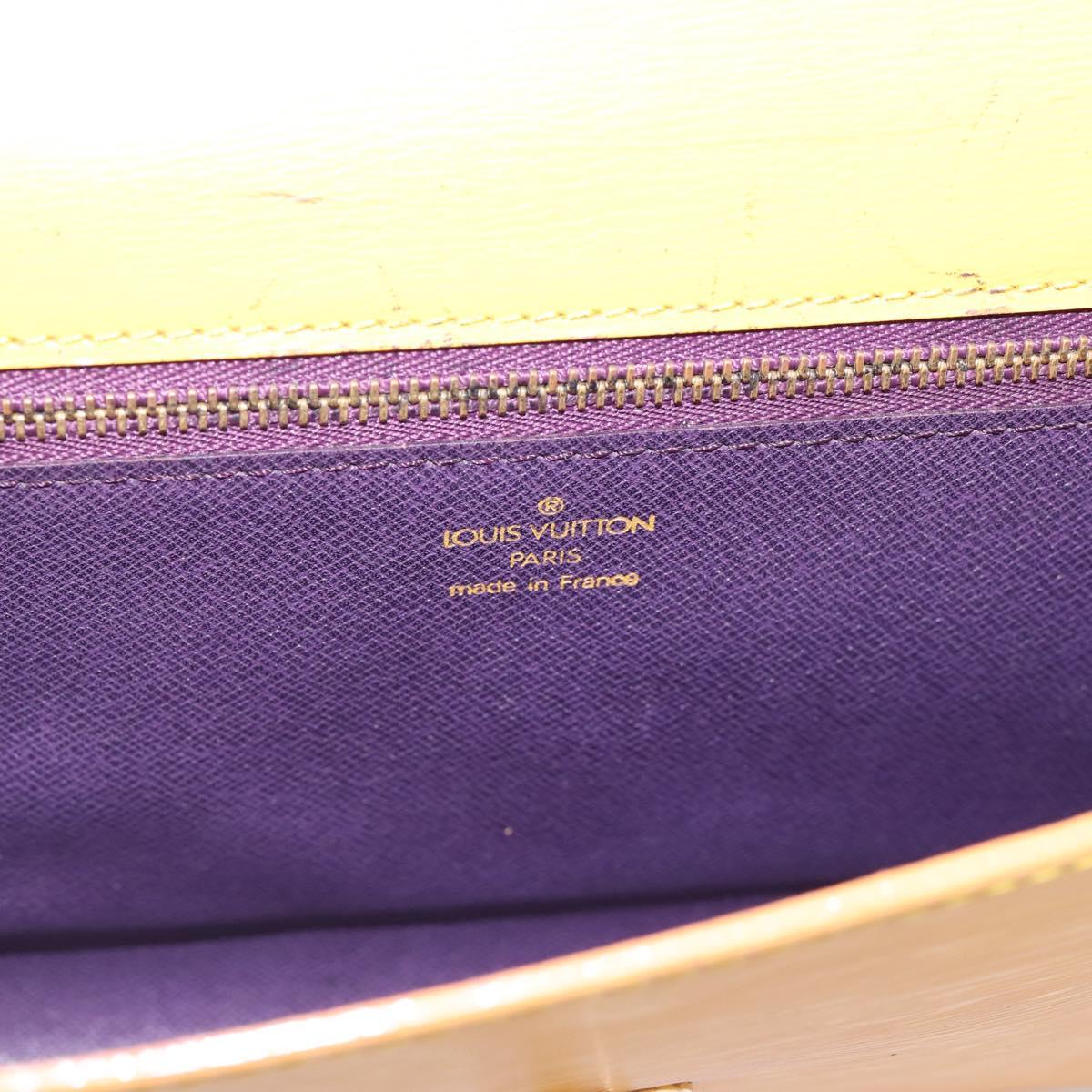 LOUIS VUITTON Epi Pochette Arche Shoulder Bag Yellow M52579 LV Auth 199007