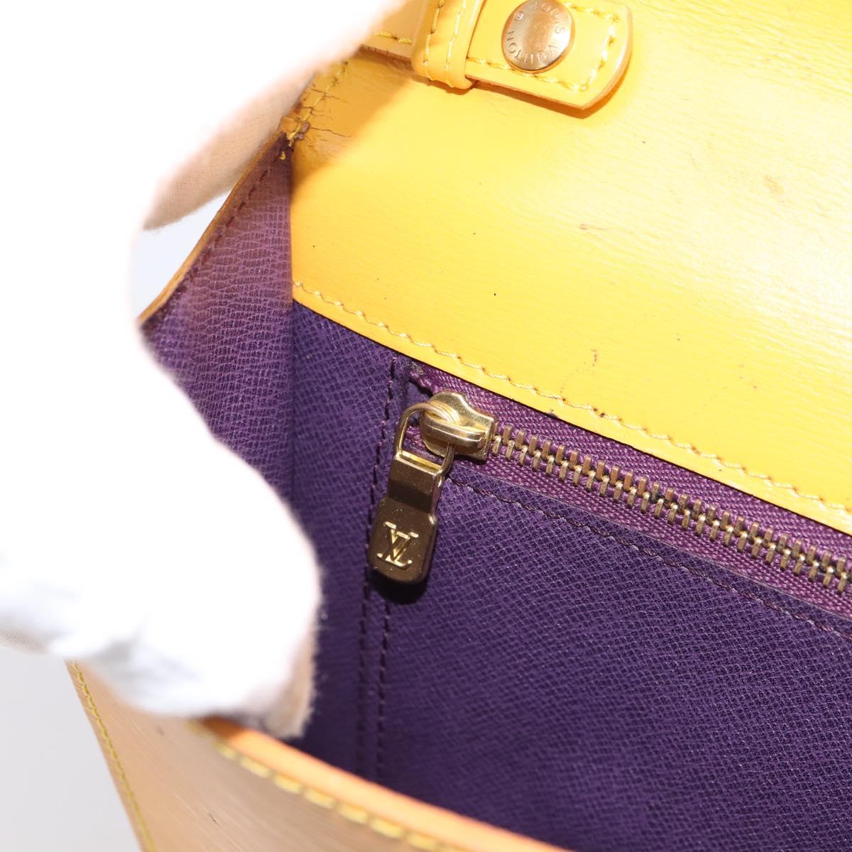LOUIS VUITTON Epi Pochette Arche Shoulder Bag Yellow M52579 LV Auth 199007