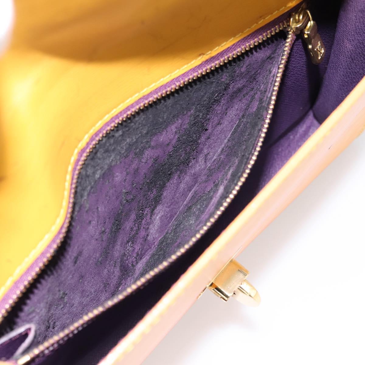 LOUIS VUITTON Epi Pochette Arche Shoulder Bag Yellow M52579 LV Auth 199007